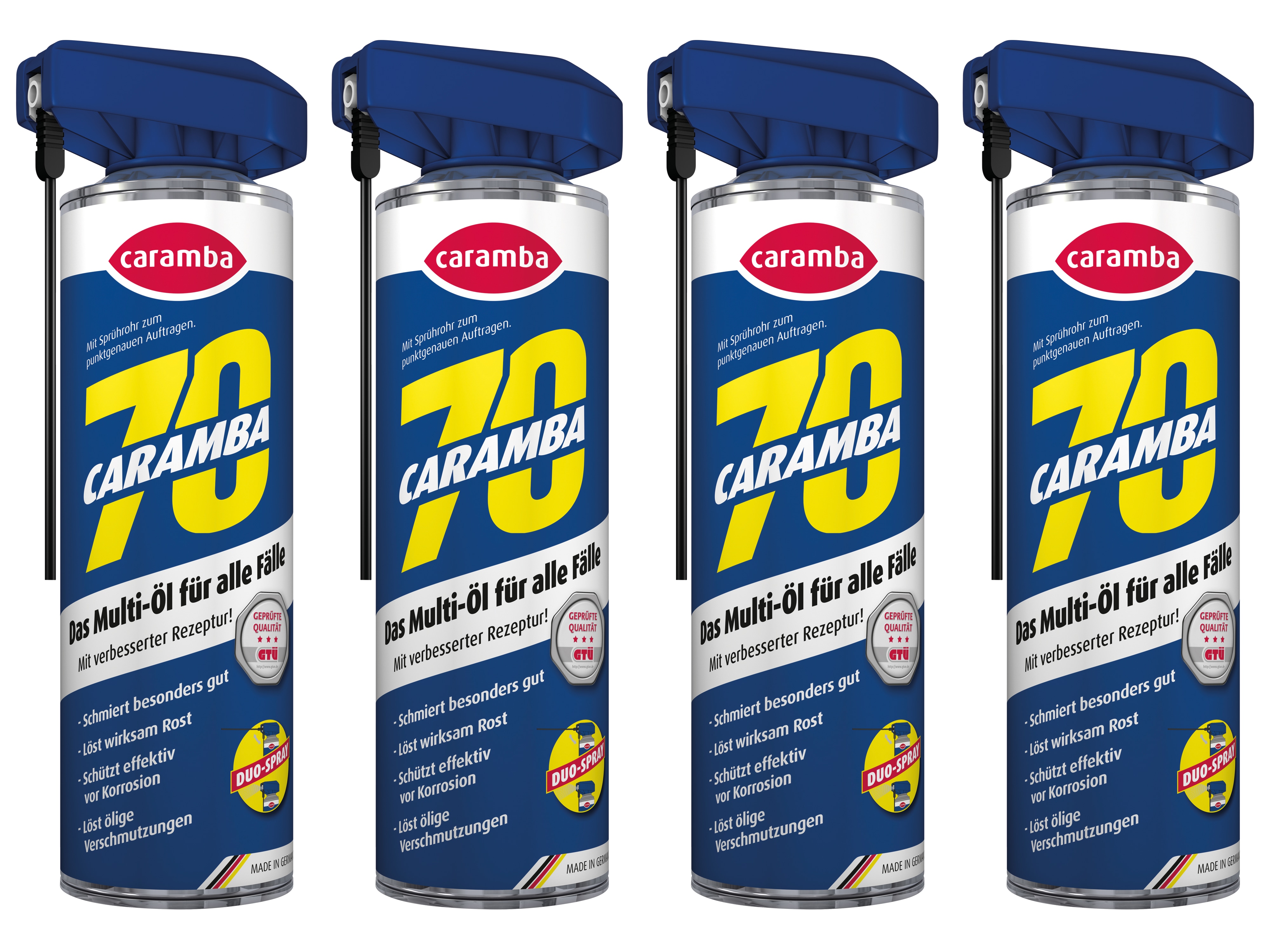 CARAMBA Spray Multi-Öl, 70 600665, 500 ml, 4 Stück CARAMBA Spray Multi-Öl, 70 600665, 500 ml, 4 Stück