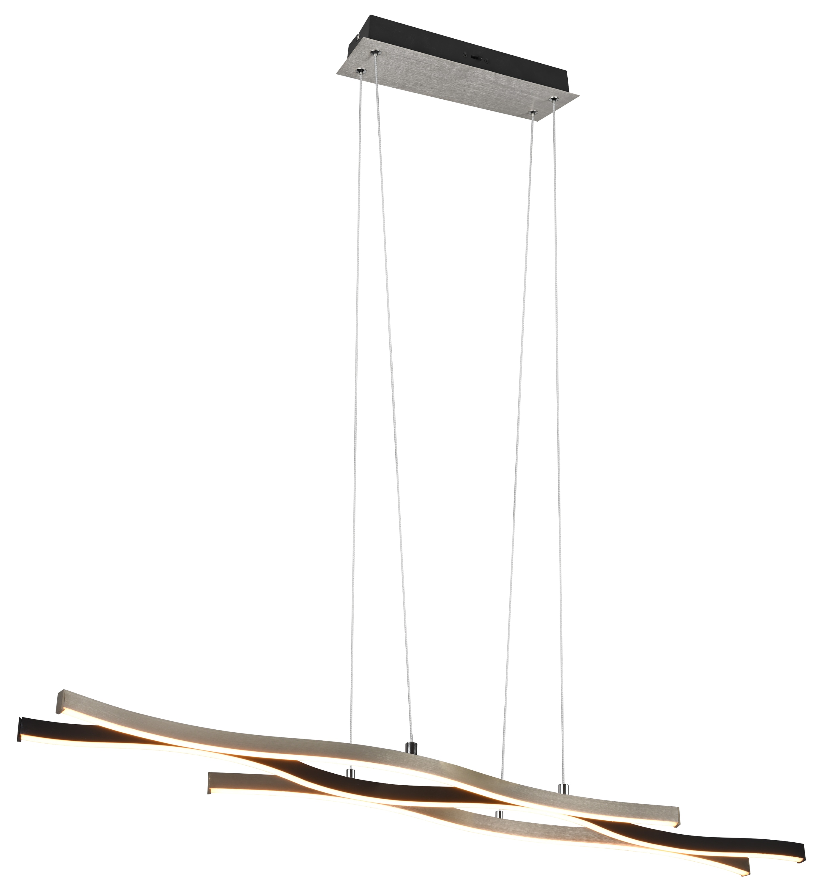 TRIO LED-Pendelleuchte Blaze 341210305 aluminiumfarbig, 35 W, 4300 lm, CCT TRIO LED-Pendelleuchte Blaze 341210305 aluminiumfarbig, 35 W, 4300 lm, CCT