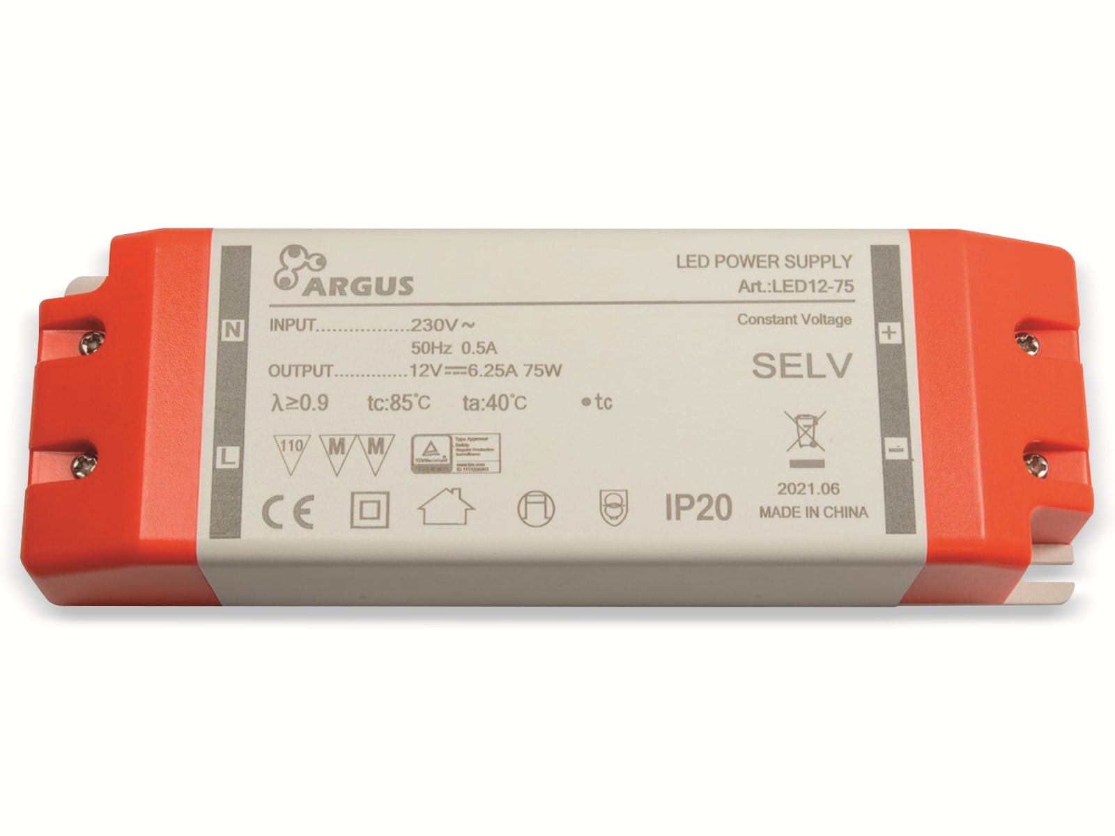 INTER-TECH LED-Netzteil LED 12V-/75 W INTER-TECH LED-Netzteil LED 12V-/75 W
