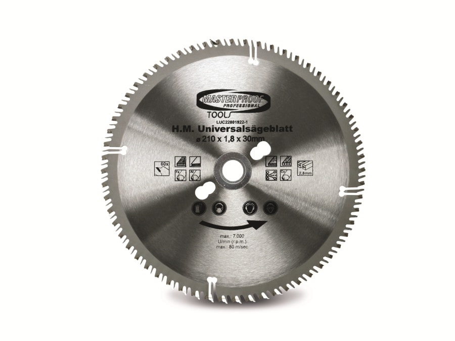 MASTERPROOF Universal-Sägeblatt, 210 mm, 60 Zähne MASTERPROOF Universal-Sägeblatt, 210 mm, 60 Zähne