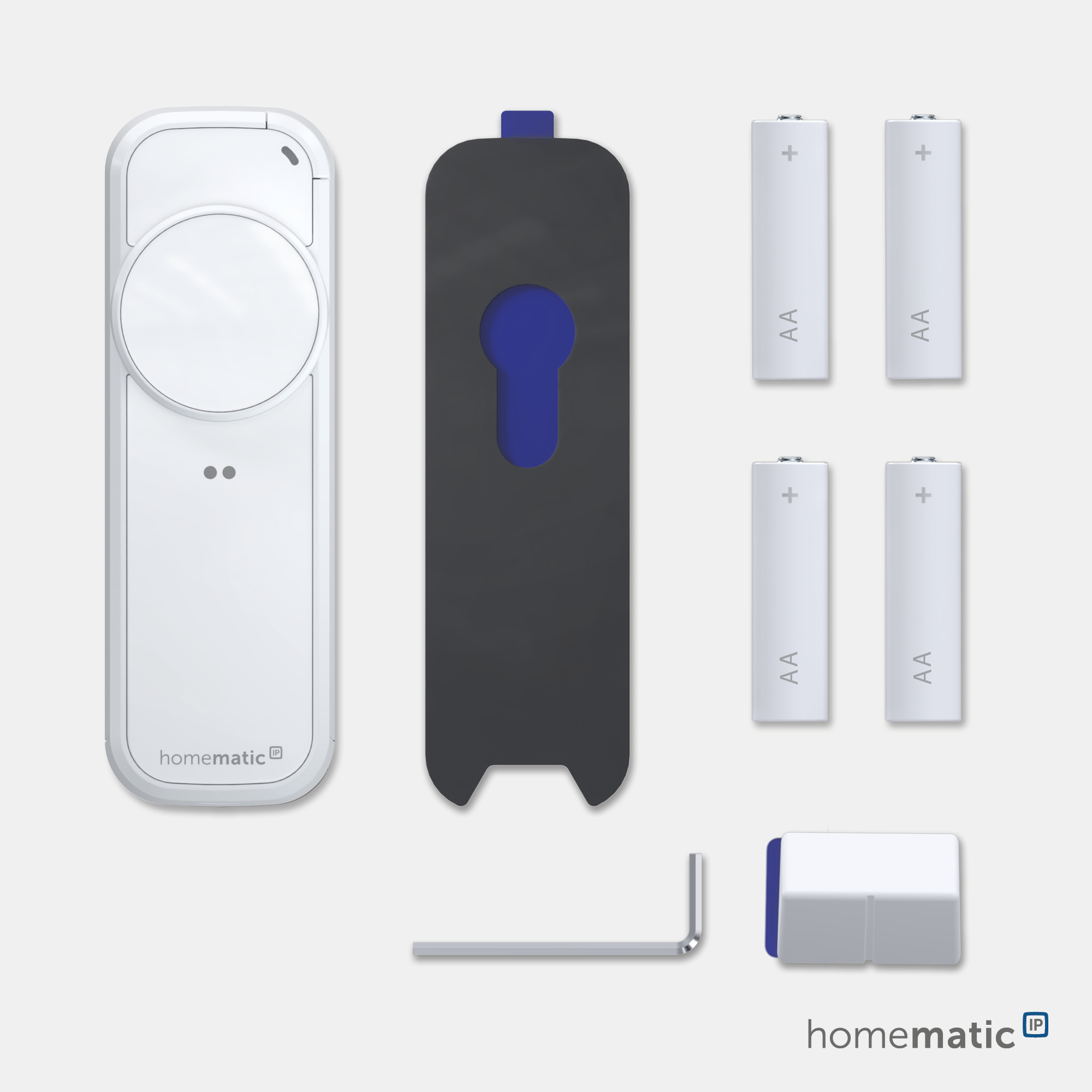 HOMEMATIC IP 161671A0, Türschlossantrieb pro, weiß
