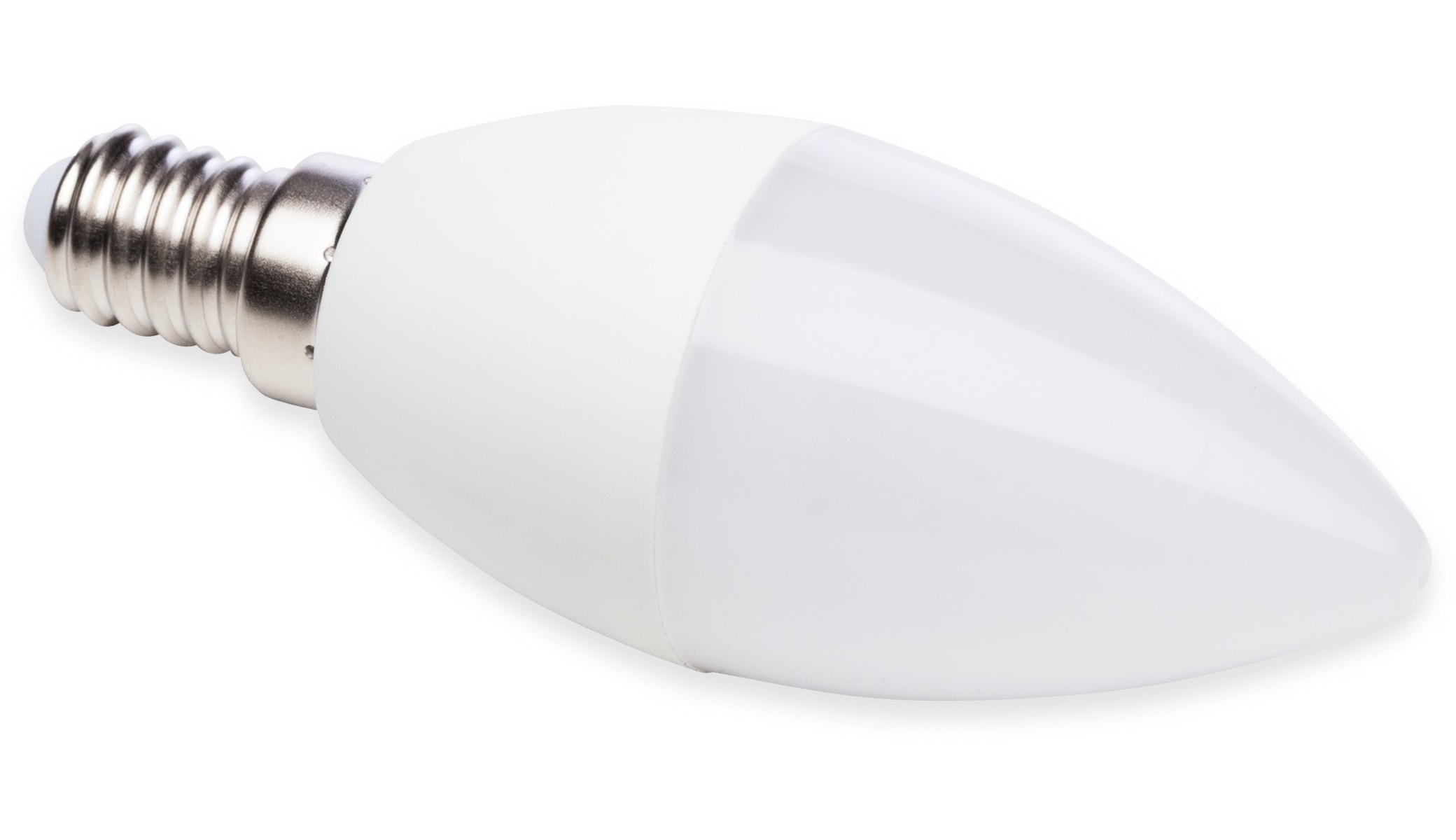 MÜLLER-LICHT LED-Lampe, Kerzenform, 400258, E14, EEK: F, 4,5W, 470 lm, 2700 K, matt, 4 Stück MÜLLER-LICHT LED-Lampe, Kerzenform, 400258, E14, EEK: F, 4,5W, 470 lm, 2700 K, matt, 4 Stück