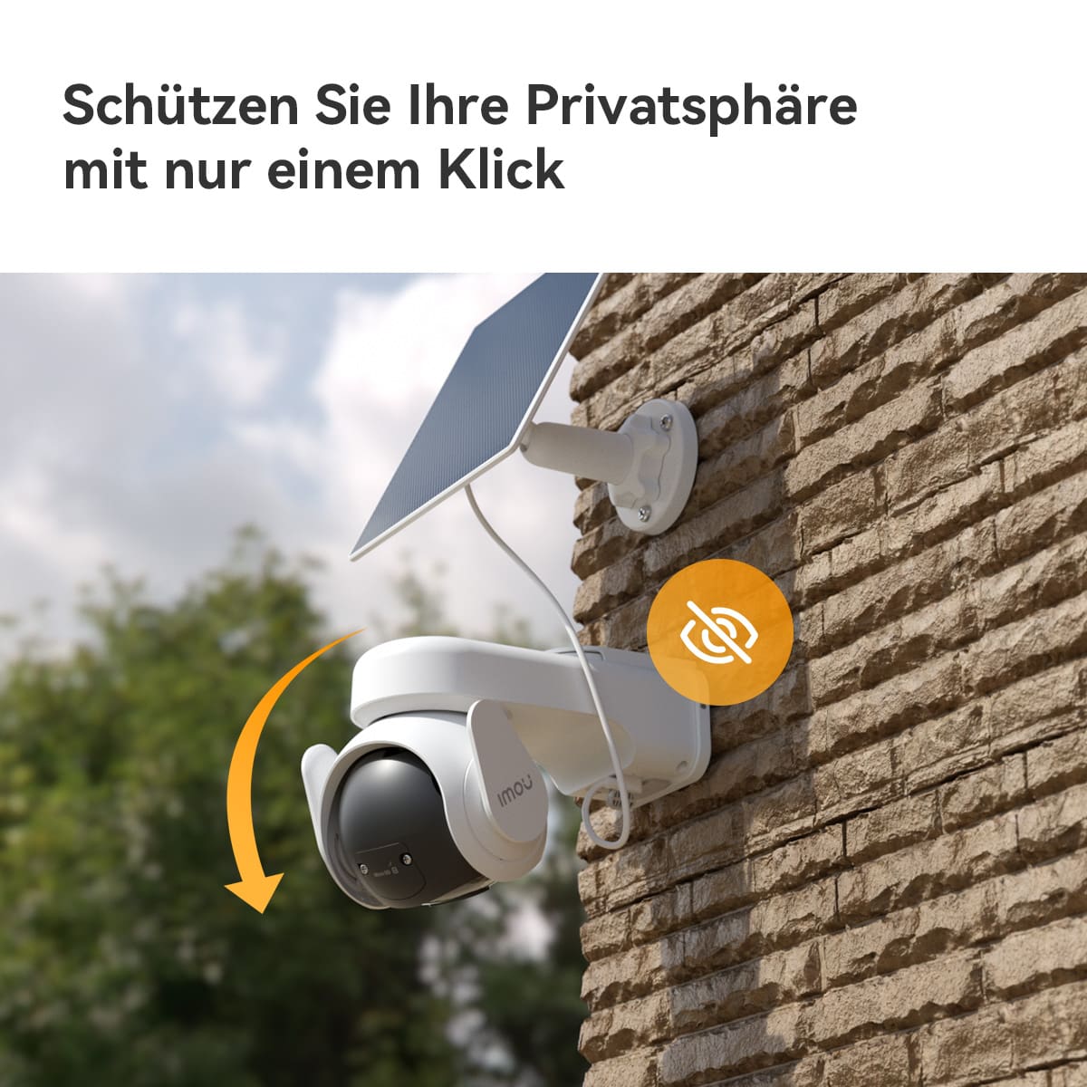 IMOU Überwachungskamera PT 4G Kit, mit Solarpanel, außen, weiß IMOU Überwachungskamera PT 4G Kit, mit Solarpanel, außen, weiß