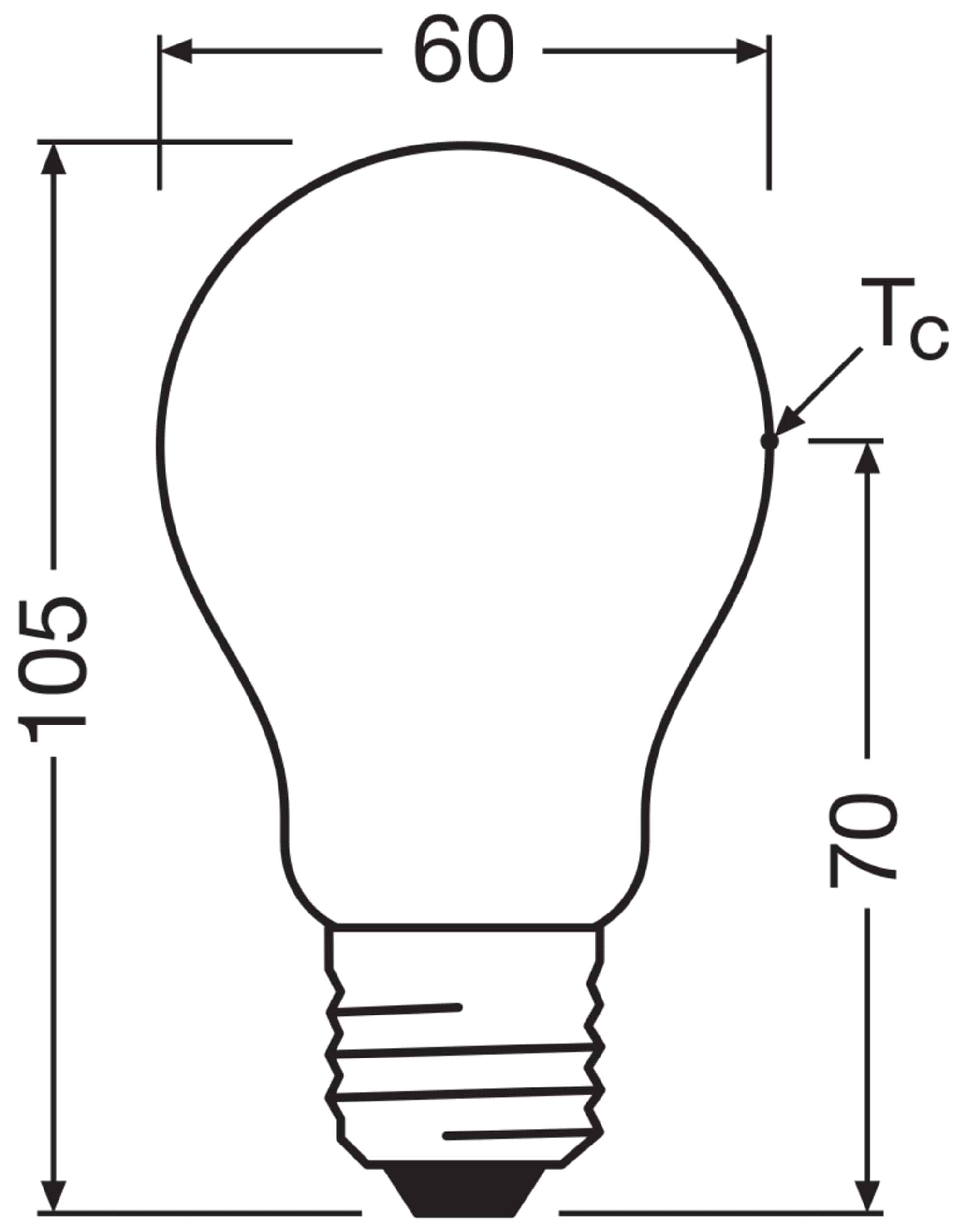 OSRAM LED-Lampe, Kolbenform, E27, 5 W, 4000 K, EEK: A, 1055 lm, neutralweiß OSRAM LED-Lampe, Kolbenform, E27, 5 W, 4000 K, EEK: A, 1055 lm, neutralweiß