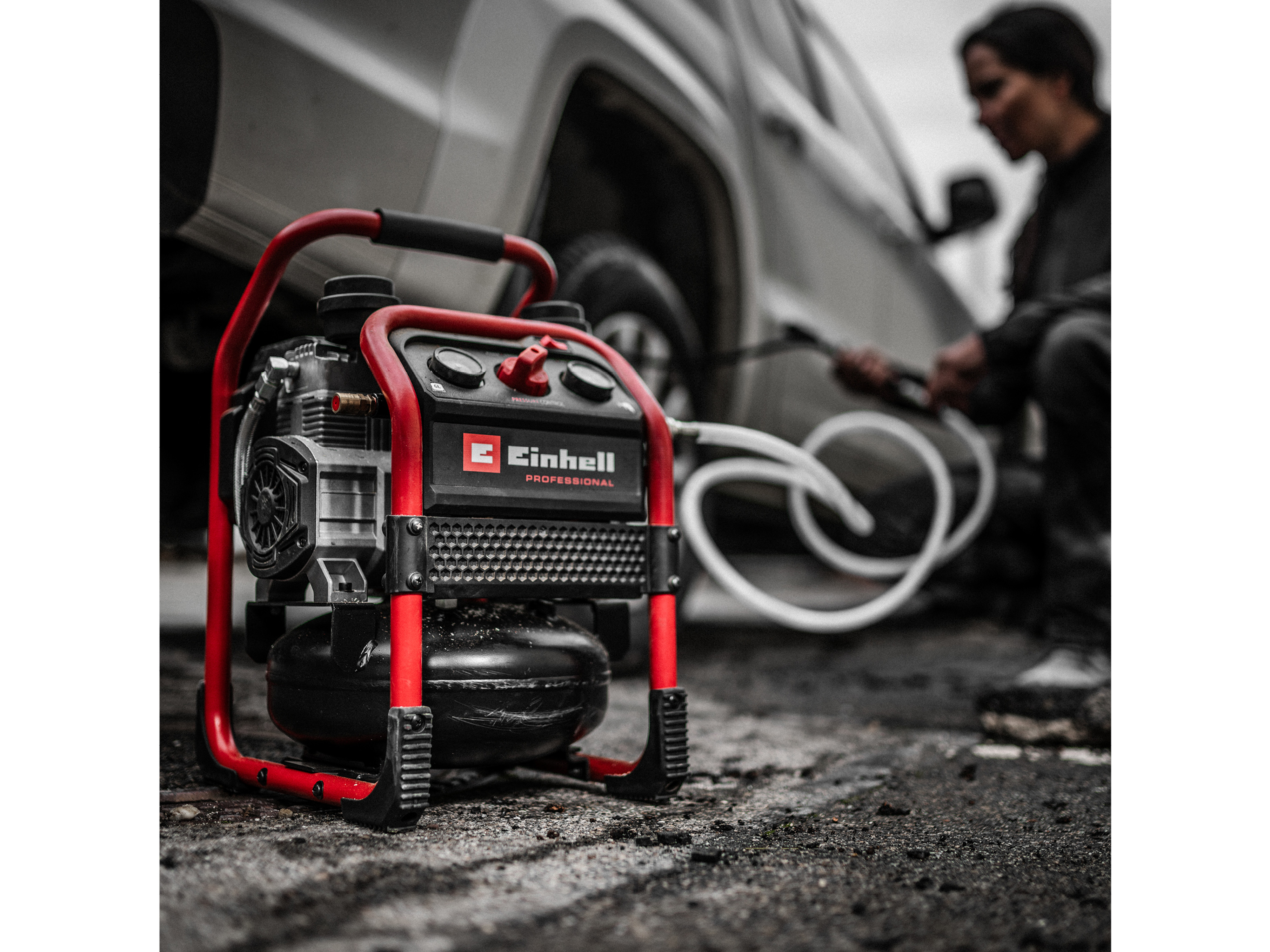 EINHELL PROFESSIONAL Akku-Kompressor SILENZZO 18/160, 4020385