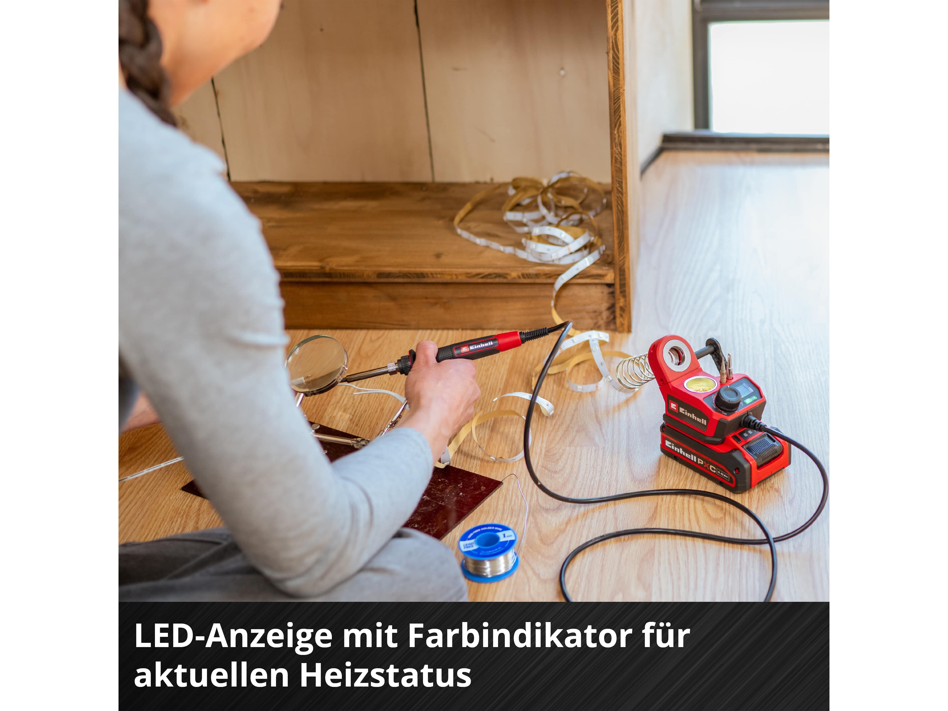 EINHELL Akku-Lötkolben TE-SI 18/480 Li E, 4520400, Solo EINHELL Akku-Lötkolben TE-SI 18/480 Li E, 4520400, Solo