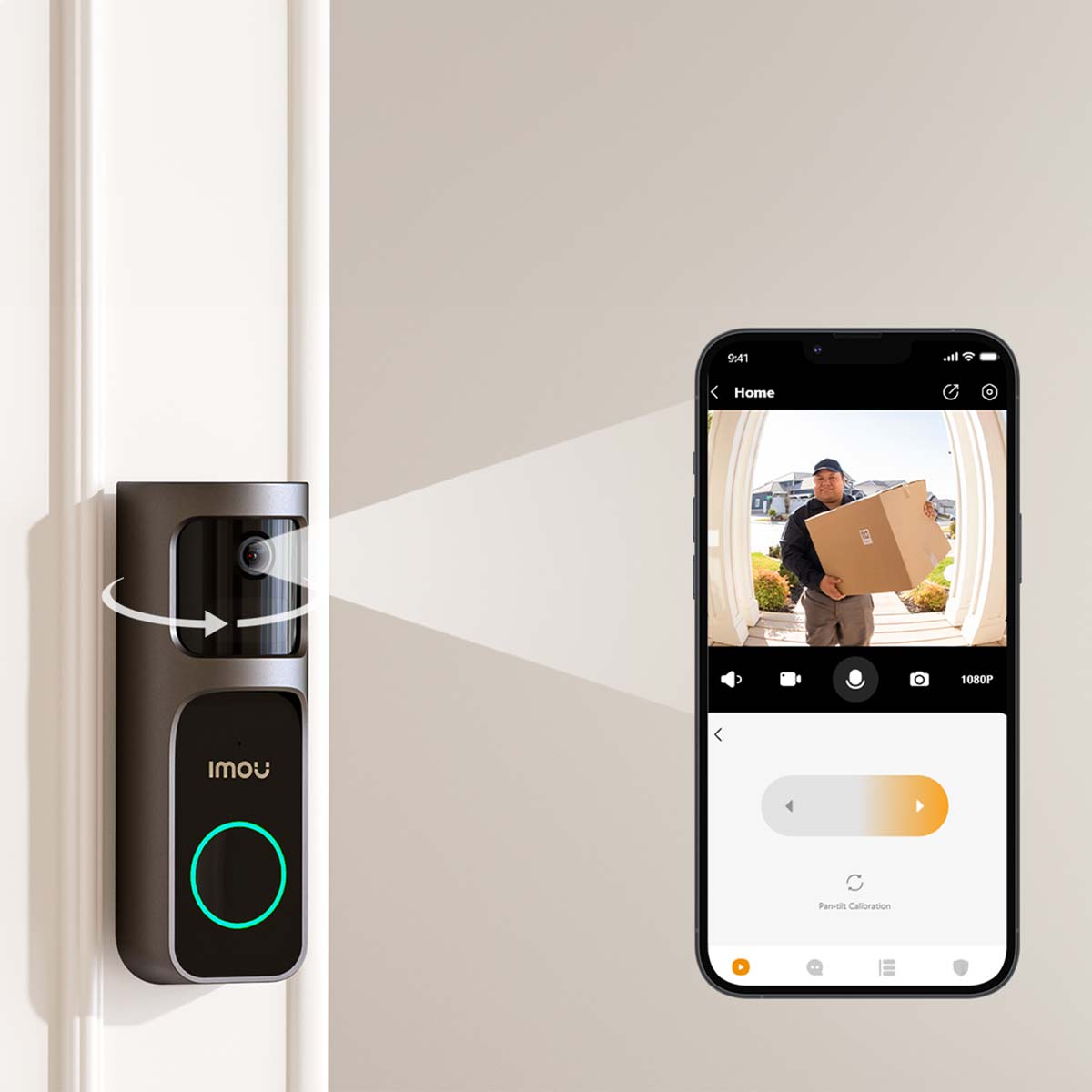 IMOU Türsprechanlage Doorbell 2S Kit, Außen, schwarz IMOU Türsprechanlage Doorbell 2S Kit, Außen, schwarz