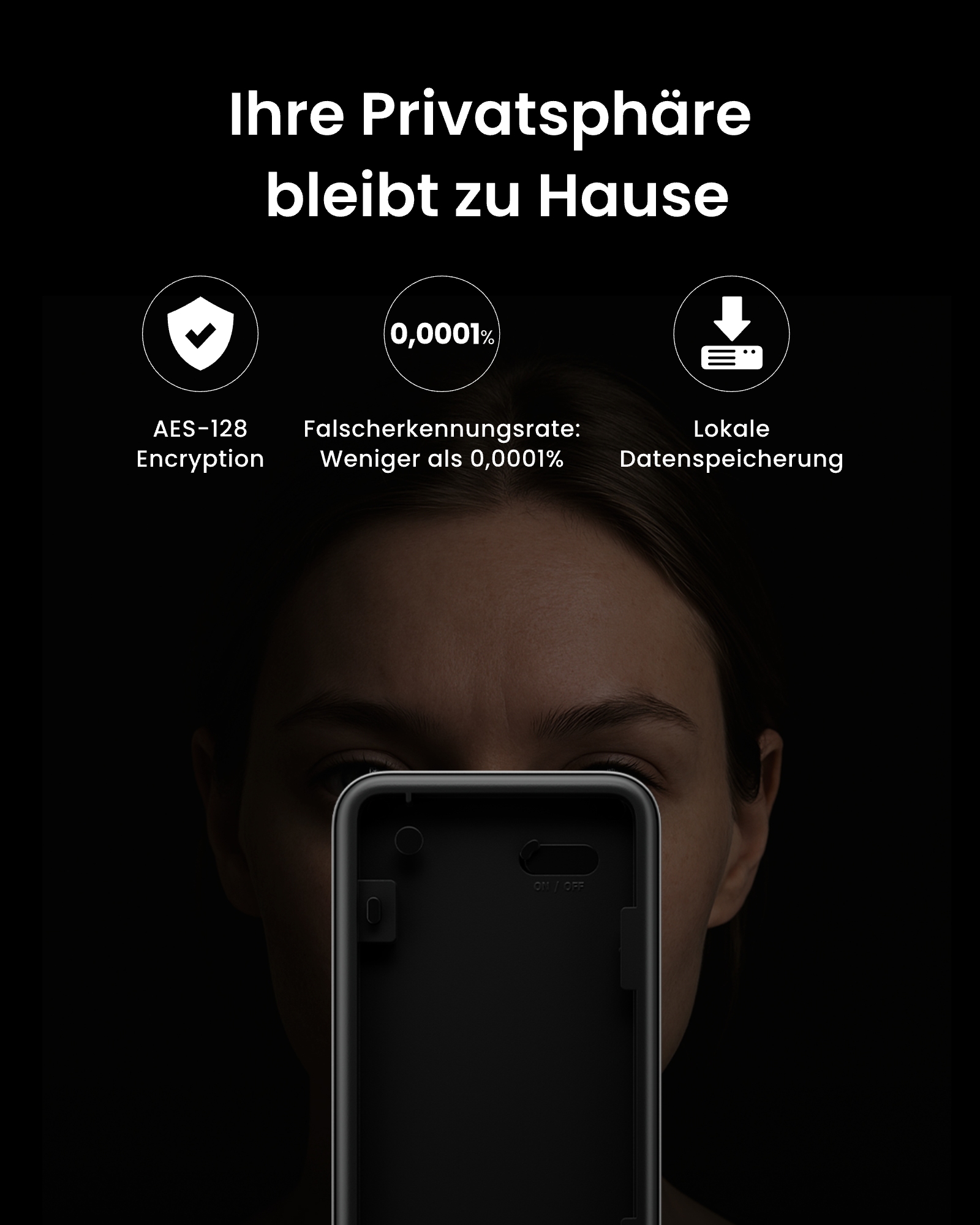 SWITCHBOT Smartes Codeschloss, Keypad Vision für Lock, schwarz SWITCHBOT Smartes Codeschloss, Keypad Vision für Lock, schwarz