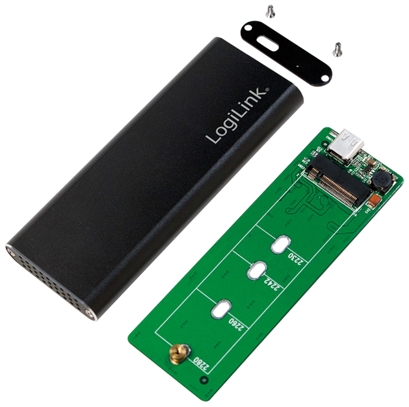 LOGILINK M.2-Festplattengehäuse UA0314, USB3.1 Typ-C LOGILINK M.2-Festplattengehäuse UA0314, USB3.1 Typ-C