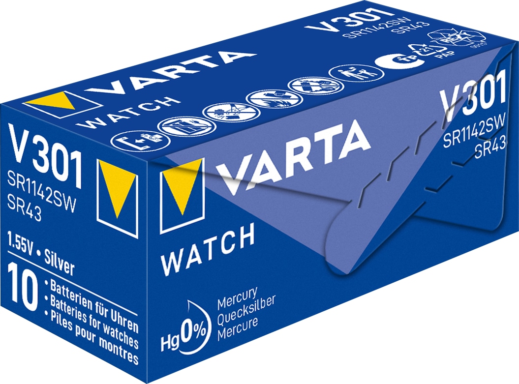 VARTA Knopfzelle V301 VARTA Knopfzelle V301