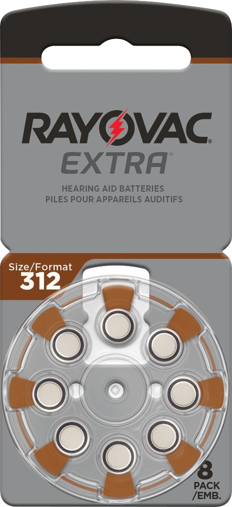 RAYOVAC Hörgeräte-Batterie, EXTRA , Größe 312, 8 Stück RAYOVAC Hörgeräte-Batterie, EXTRA , Größe 312, 8 Stück