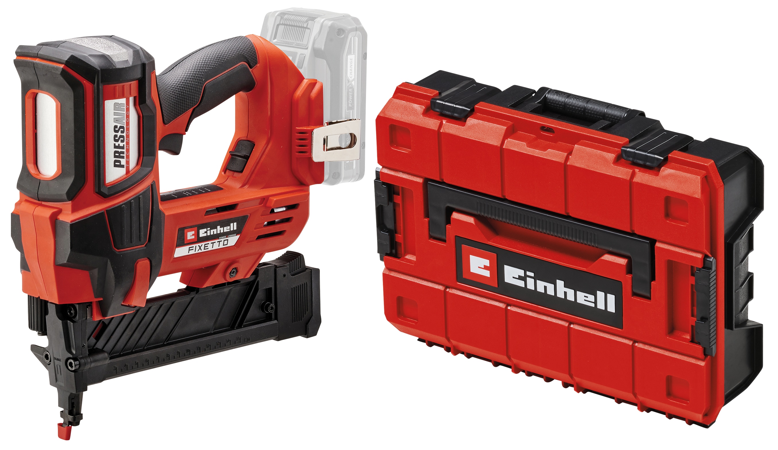 EINHELL PROFESSIONAL Akku-Nagler Fixetto 18/50 N, Solo + E-Box Koffer S-F
