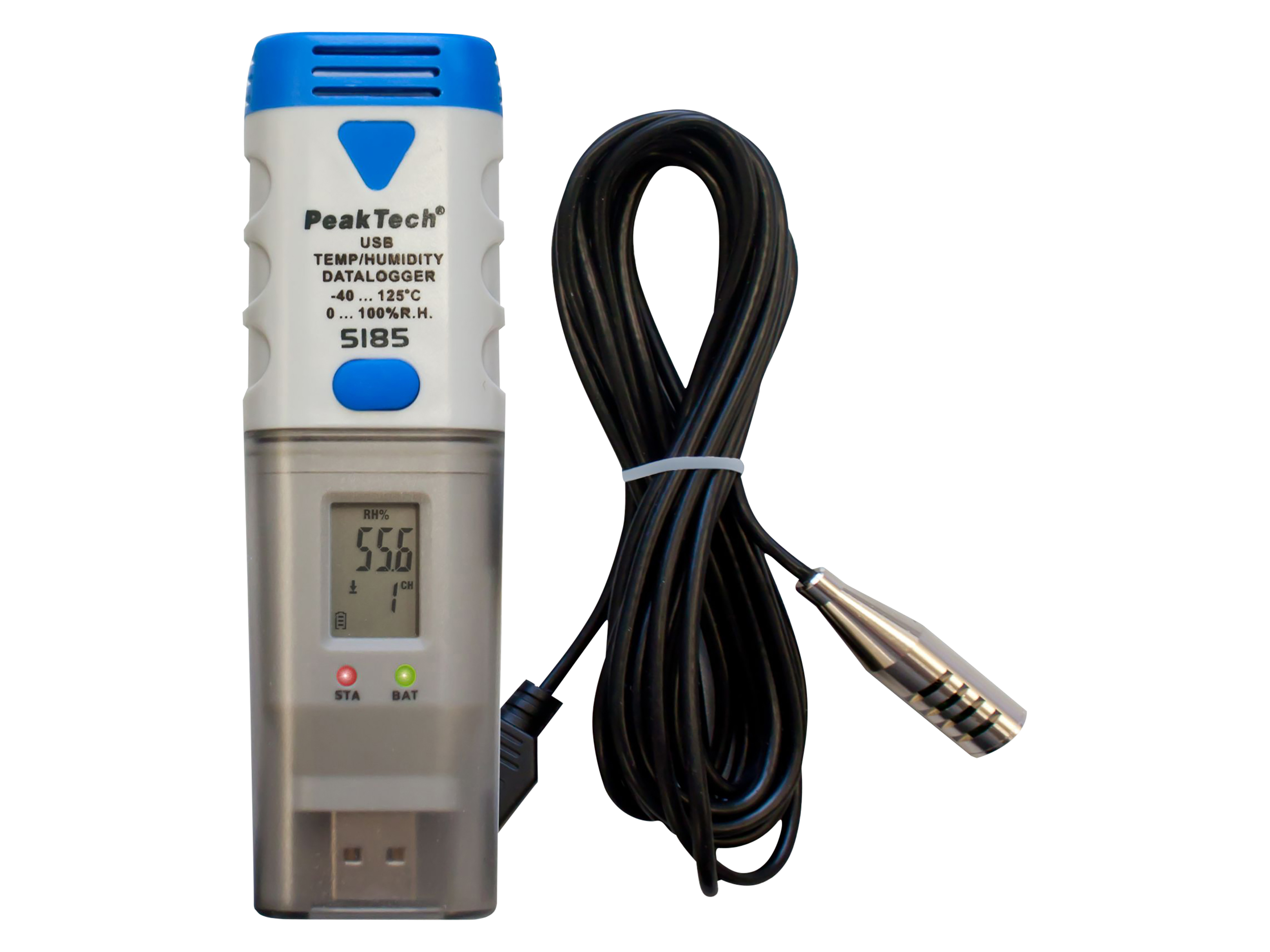 PEAKTECH USB-Datenlogger P 5185, Temperatur und Luftfeuchtigkeit PEAKTECH USB-Datenlogger P 5185, Temperatur und Luftfeuchtigkeit