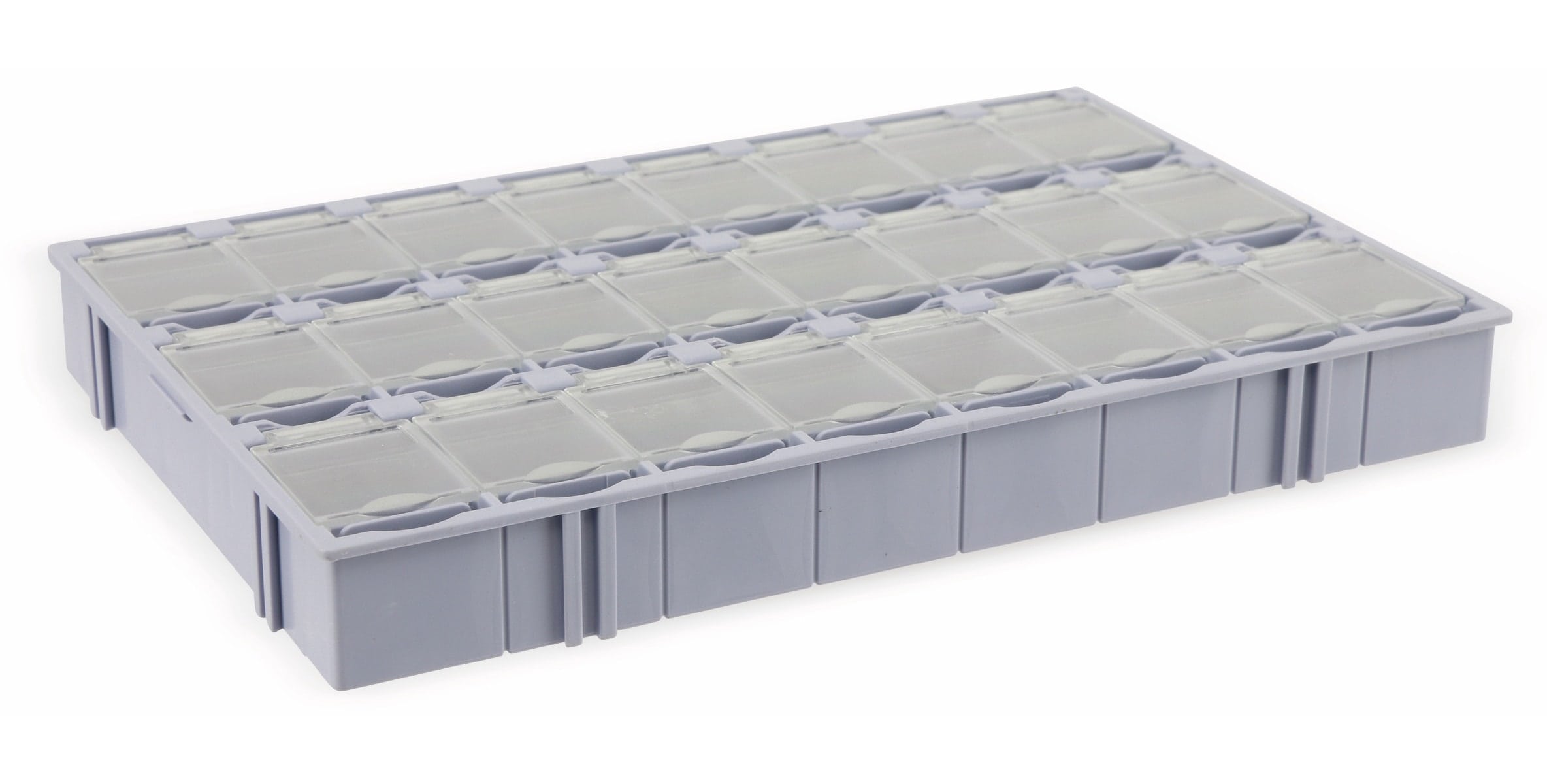 SMD-Systemcontainer T-156, 24-fach, grau SMD-Systemcontainer T-156, 24-fach, grau
