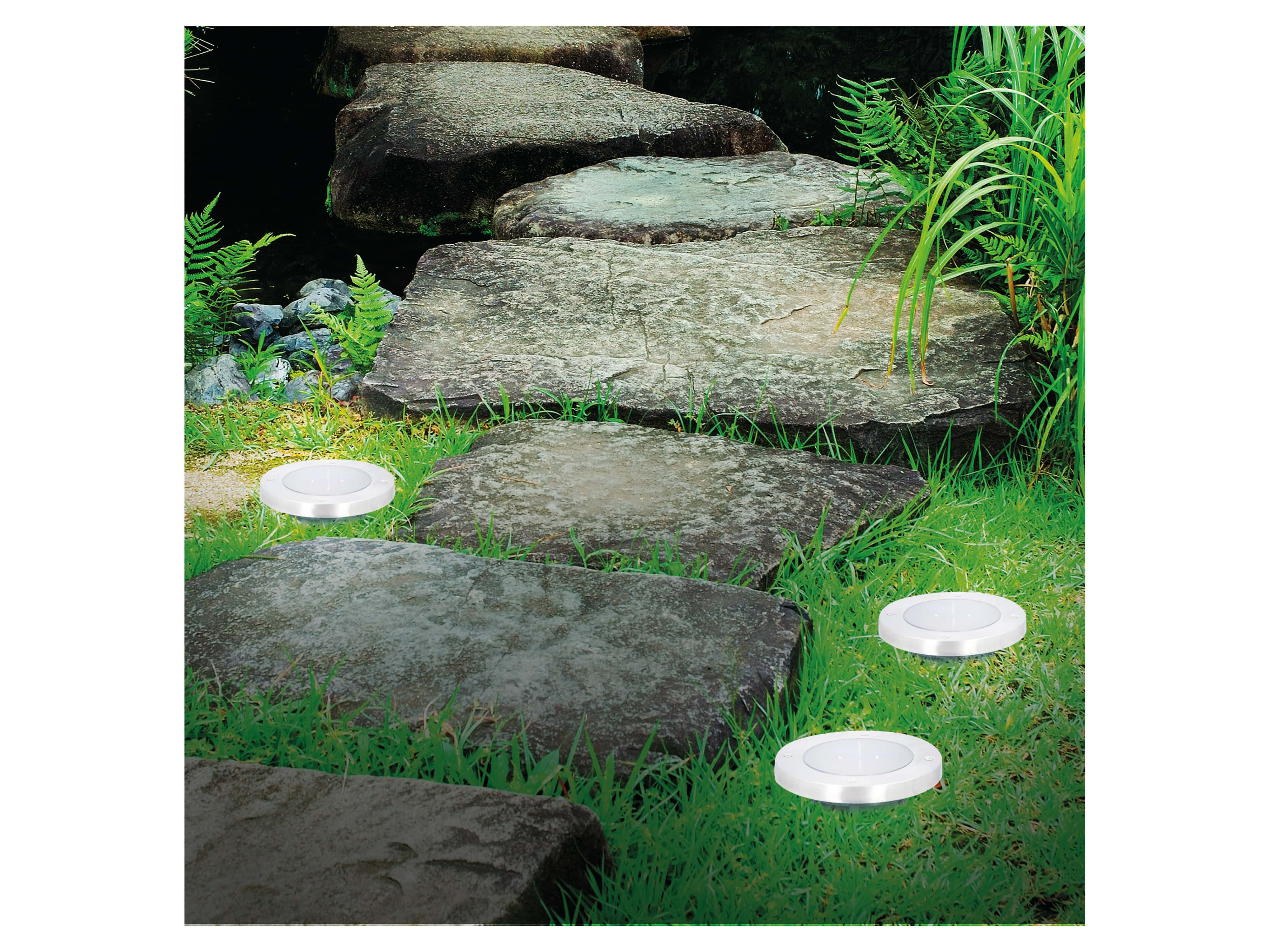 GRUNDIG Solar-LED Bodenleuchte 12x12 cm GRUNDIG Solar-LED Bodenleuchte 12x12 cm
