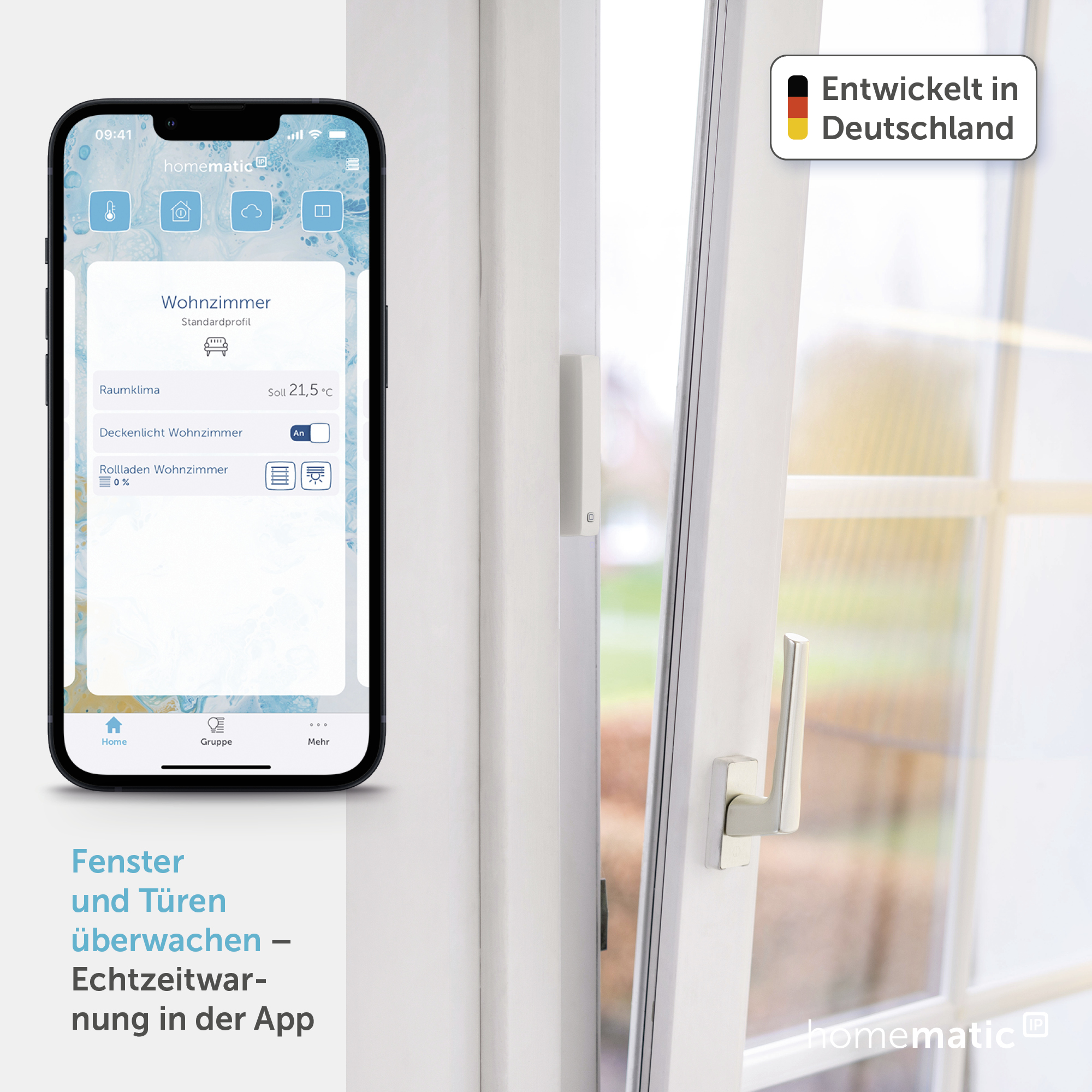 HOMEMATIC IP 157857A0, Fenster- und Türkontakt, optisch HOMEMATIC IP 157857A0, Fenster- und Türkontakt, optisch