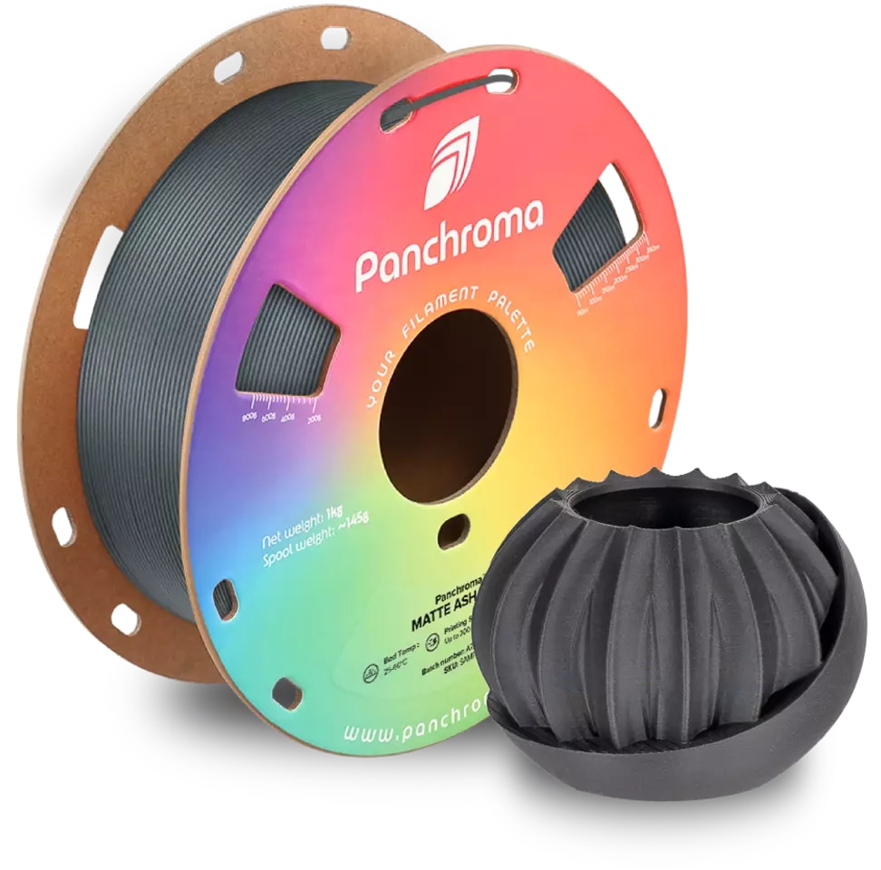 POLYMAKER 3D Filament PLA MATTE, 1 kg, grau, 1,75 mm