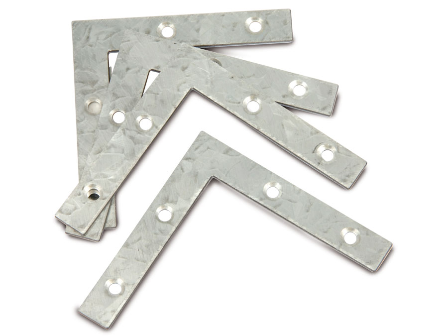 BGS TECHNIC Verbindungsbleche, L-Winkel, 75x75 mm, 4 Stück BGS TECHNIC Verbindungsbleche, L-Winkel, 75x75 mm, 4 Stück