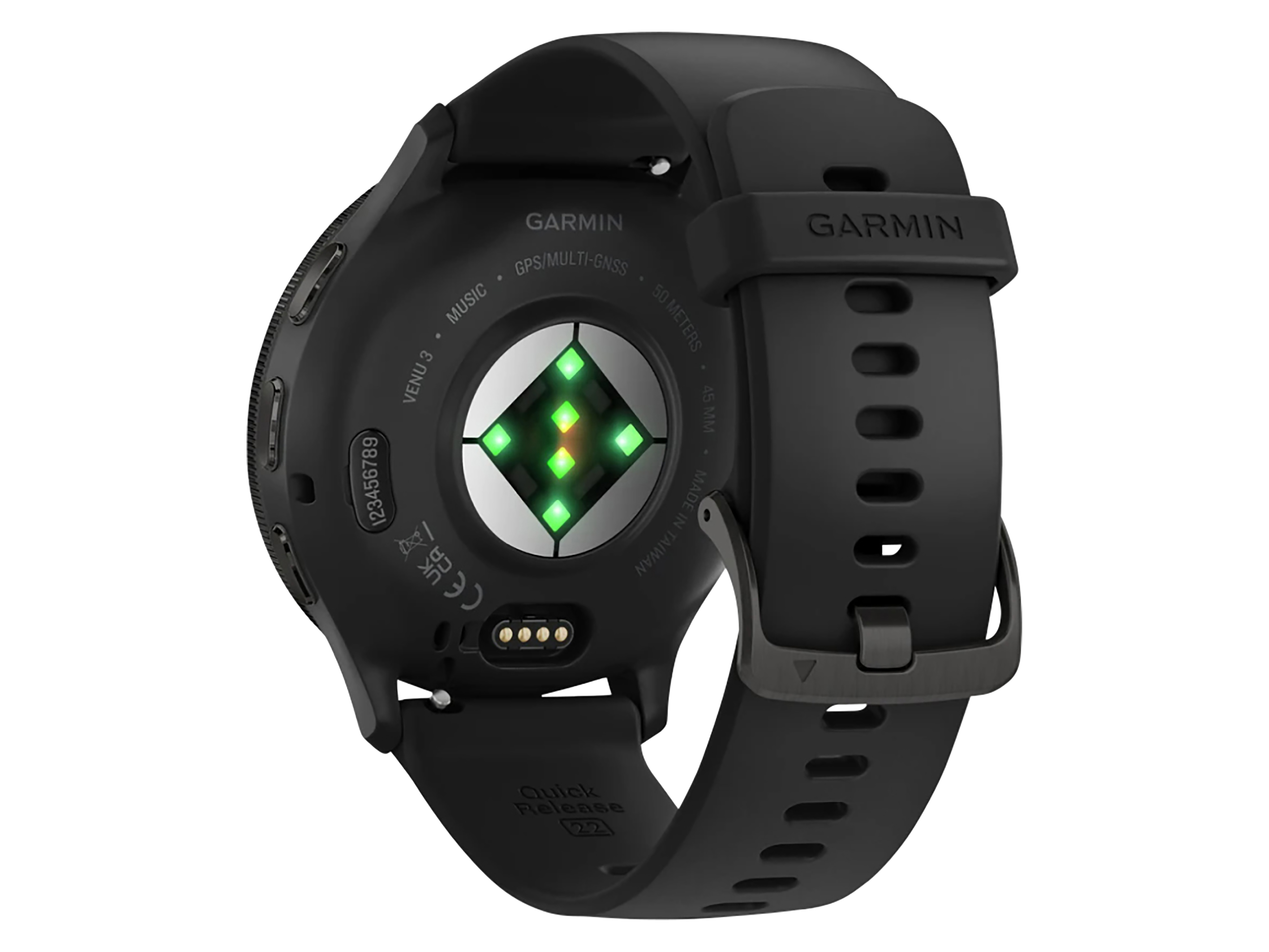 GARMIN Smartwatch Venu 3 schwarz/schiefergrau Silikon