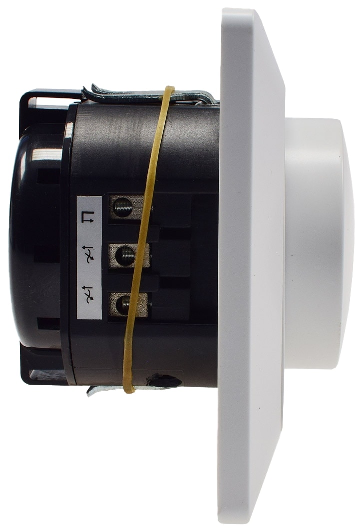 MILOS Drehdimmer-Schalter 22781, UP, 3...60 W, 250 V, für LED-Lampen, weiß MILOS Drehdimmer-Schalter 22781, UP, 3...60 W, 250 V, für LED-Lampen, weiß