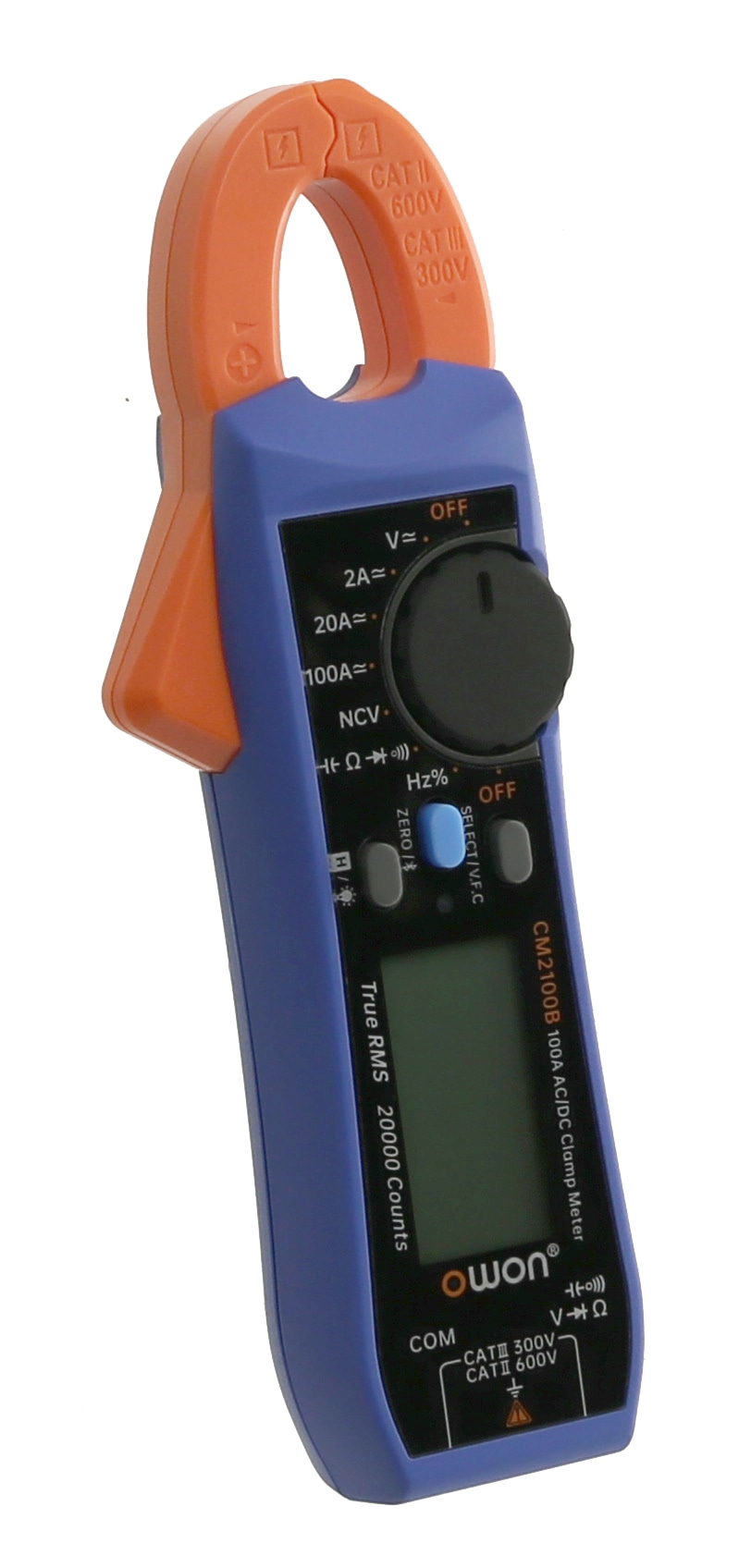 OWON Stromzange CM2100B, Bluetooth, 100 A AC/ DC, True RMS OWON Stromzange CM2100B, Bluetooth, 100 A AC/ DC, True RMS