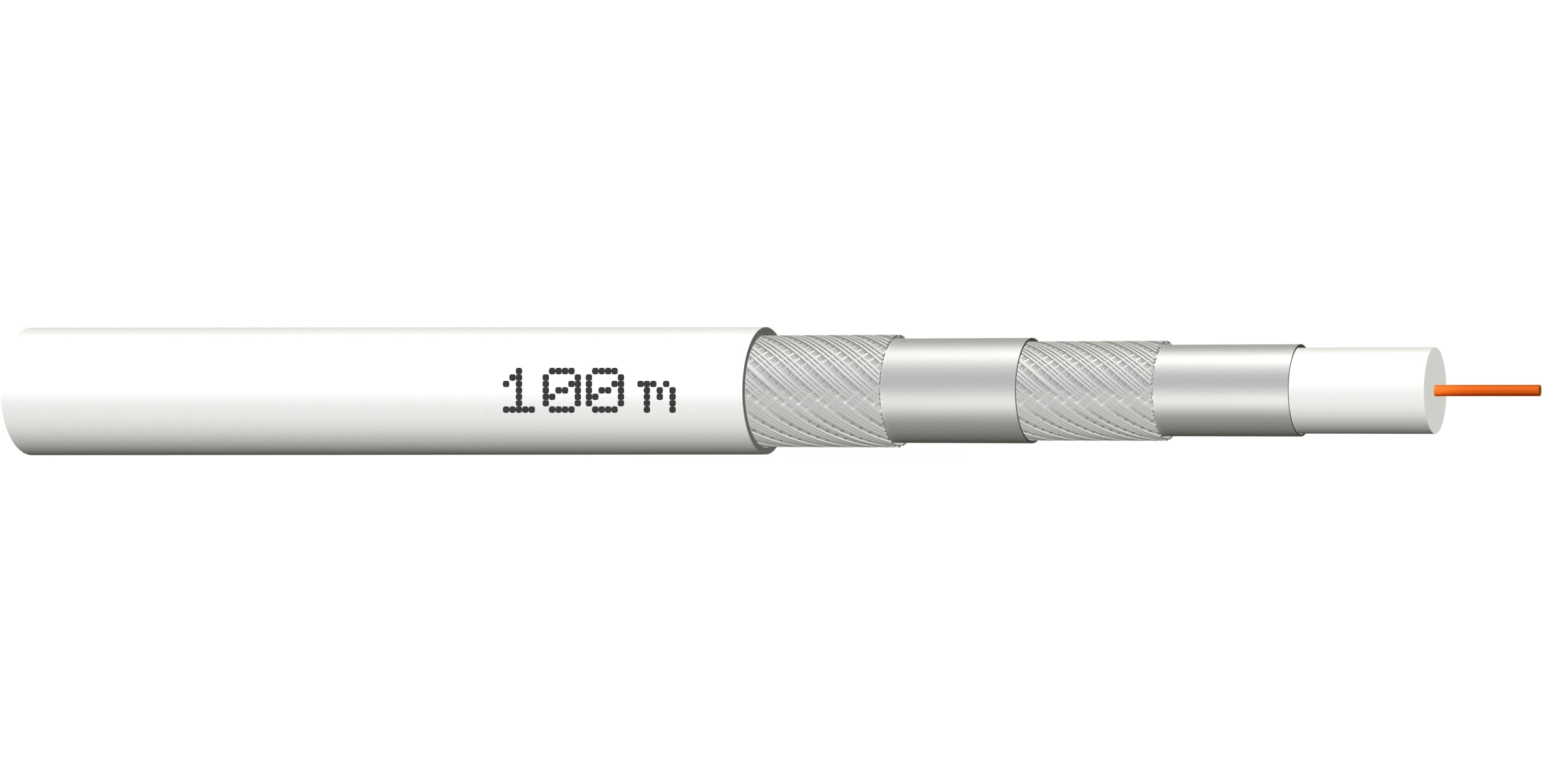 MEGASAT Koaxialkabel Quad Shield 120, 110 dB, 100 m