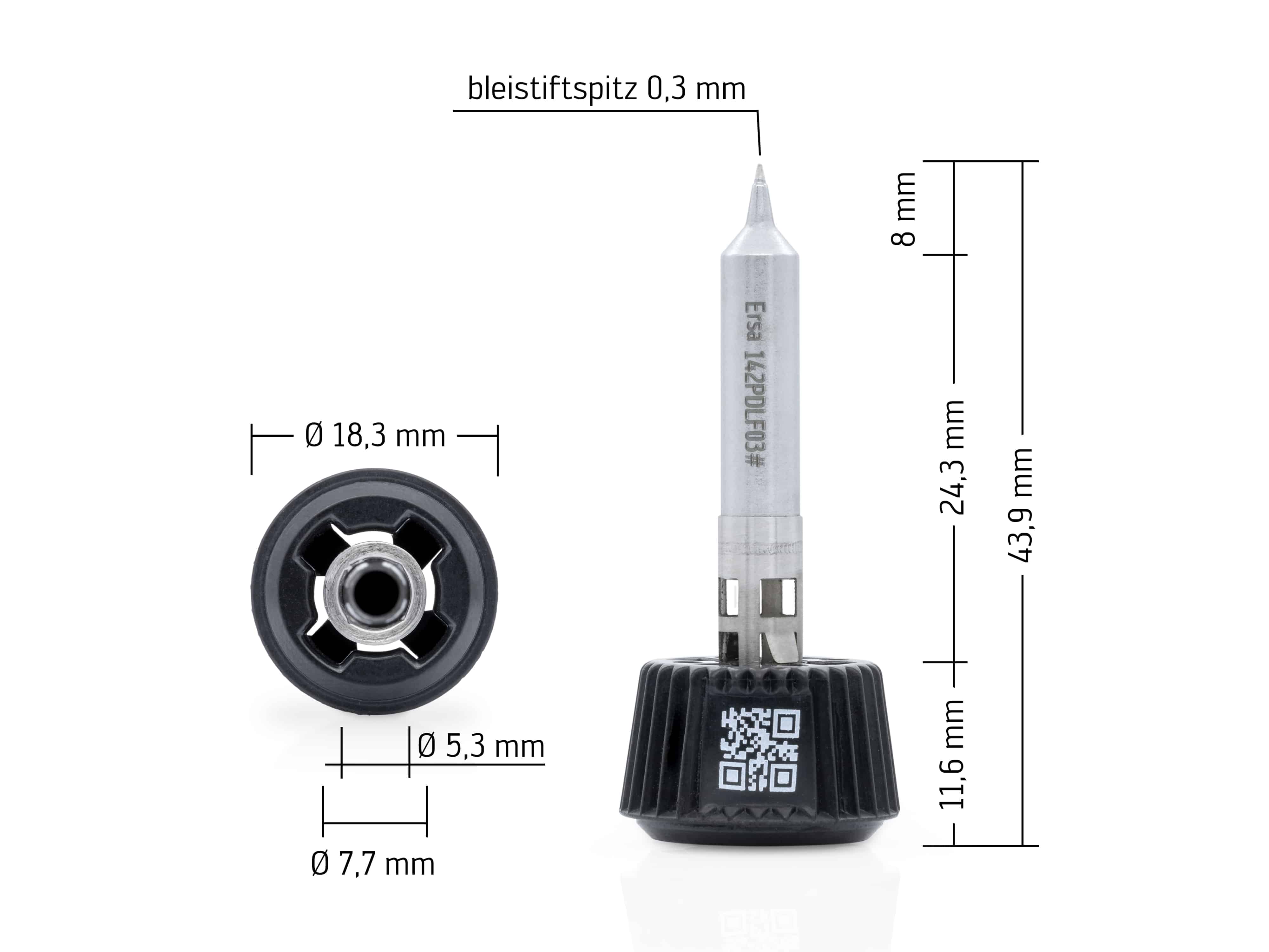 ERSA Lötspitze, 0142PDLF03/SB, bleistiftspitz, 0,3 mm ERSA Lötspitze, 0142PDLF03/SB, bleistiftspitz, 0,3 mm