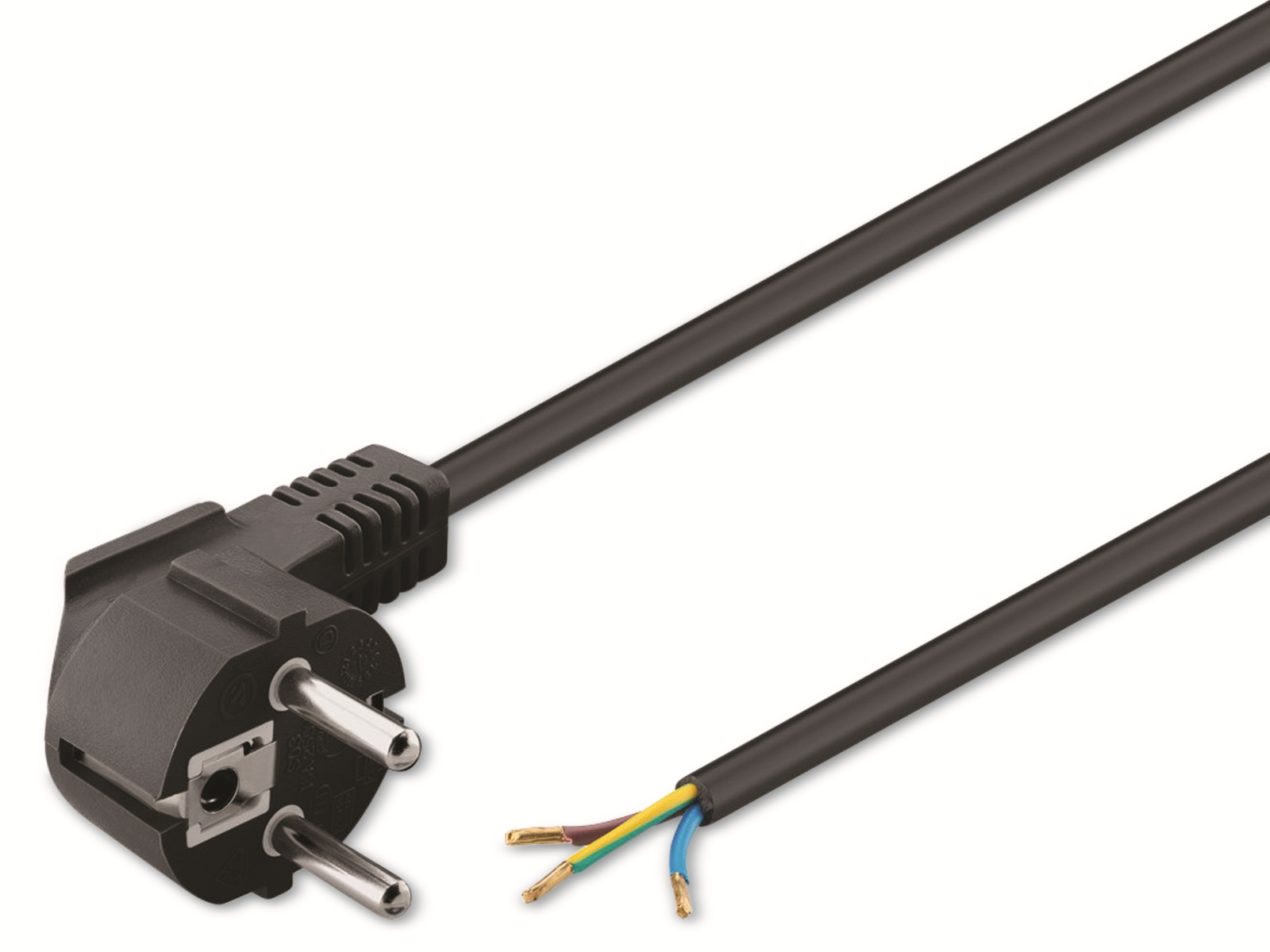 GOOBAY Schutzkontaktkabel NK 103 S-300, 3 m, schwarz GOOBAY Schutzkontaktkabel NK 103 S-300, 3 m, schwarz