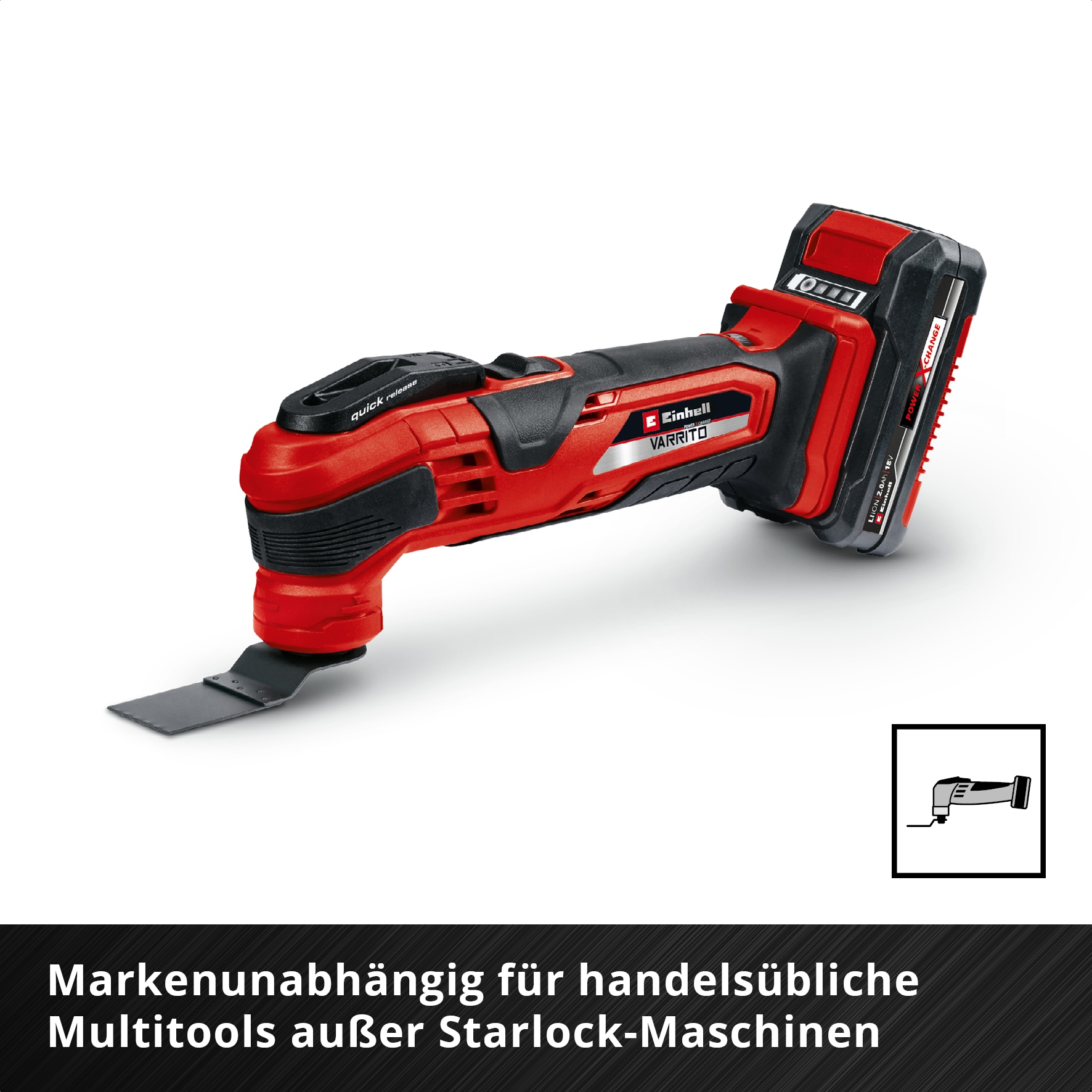 EINHELL Multitool-Set, 708103, Holz/Metall, 3-teilig EINHELL Multitool-Set, 708103, Holz/Metall, 3-teilig