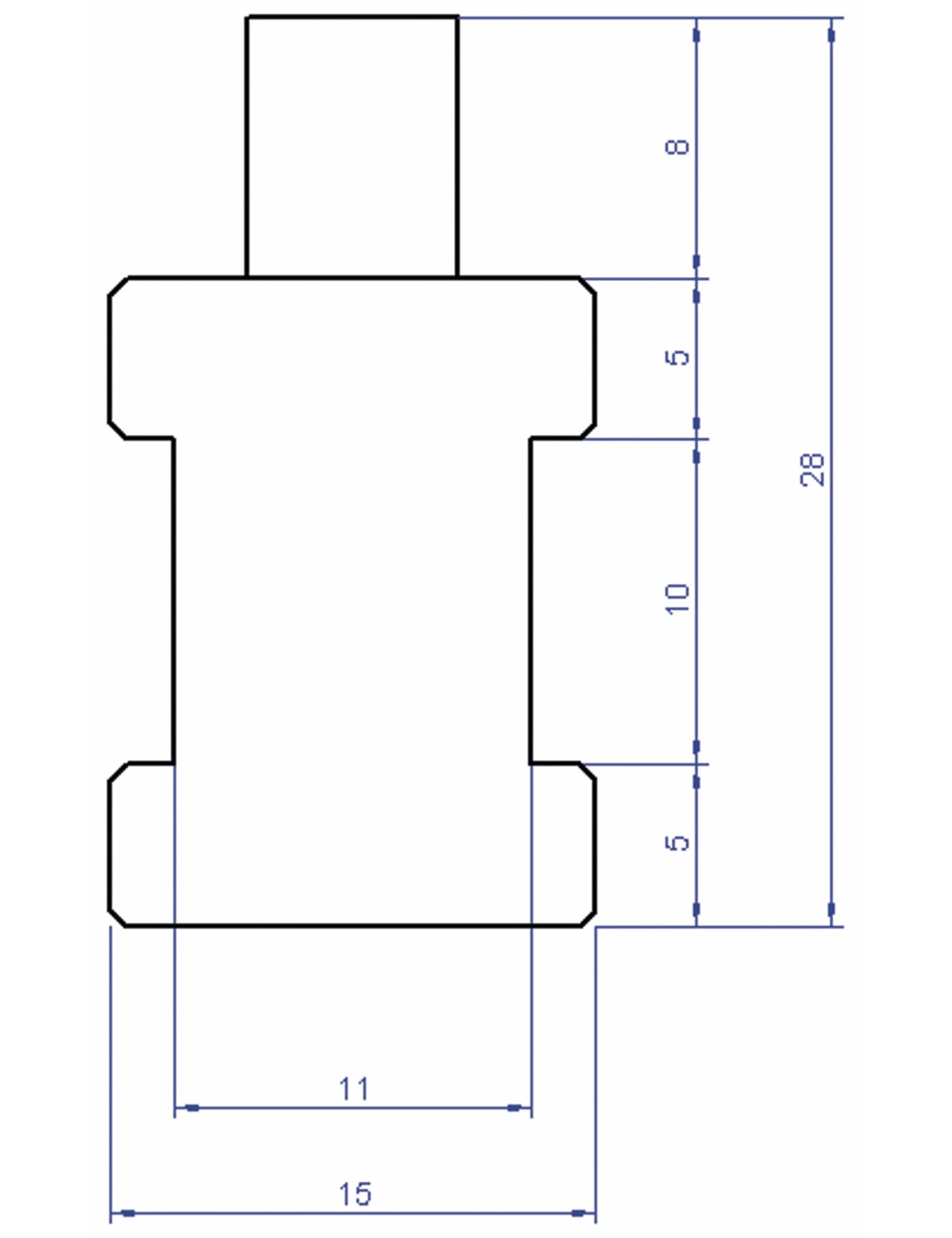 Rohr-Anlegefühler mit Sensor PT1000, 3 m Rohr-Anlegefühler mit Sensor PT1000, 3 m