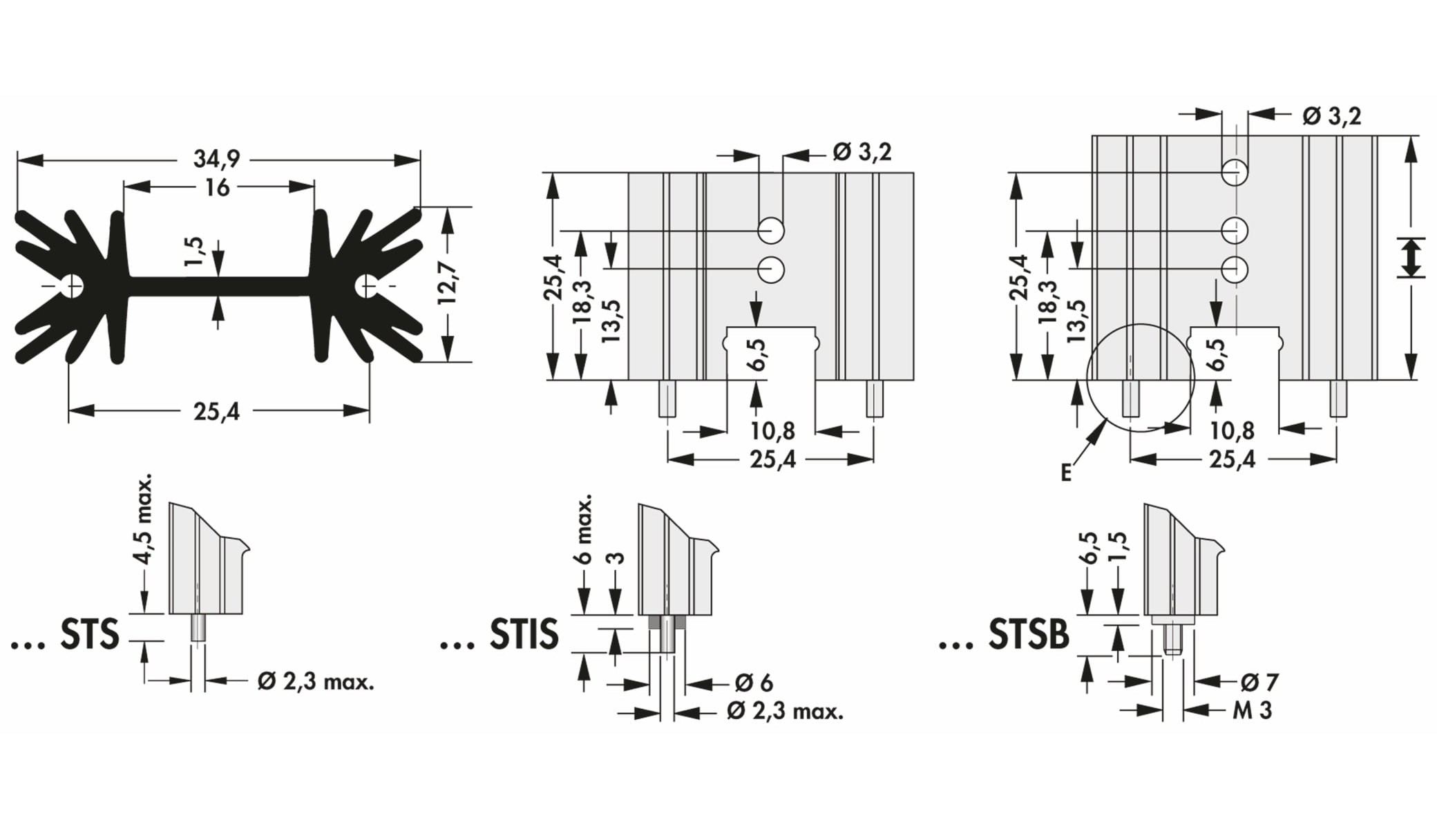 FISCHER ELEKTRONIK Kühlkörper, SK 104 38,1 STS, Leiterkartenkühlkörper , schwarz, Aluminium FISCHER ELEKTRONIK Kühlkörper, SK 104 38,1 STS, Leiterkartenkühlkörper , schwarz, Aluminium