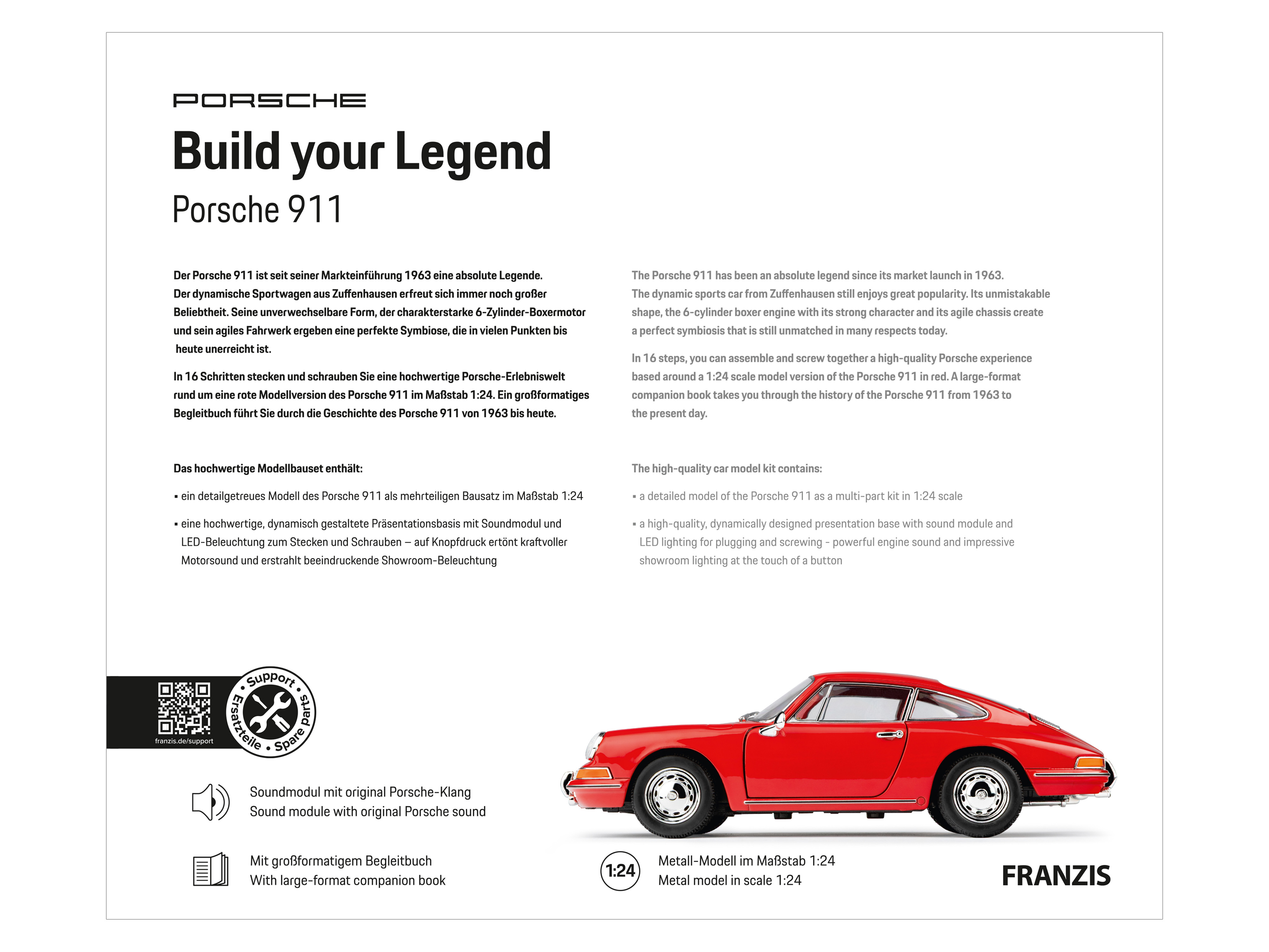 FRANZIS Build your Legend: Porsche 911 FRANZIS Build your Legend: Porsche 911