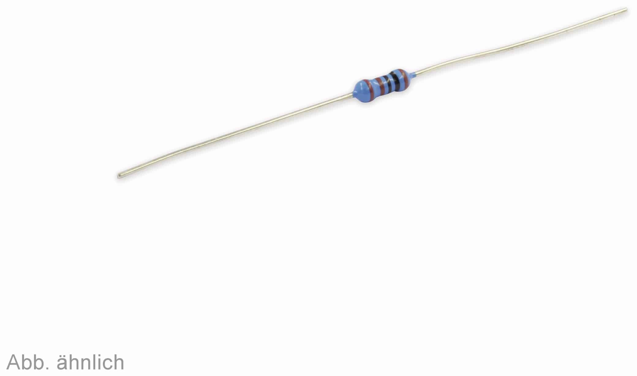 Metallfilm-Widerstände, 5,6 kΩ, 0,25 W, 100 Stück Metallfilm-Widerstände, 5,6 kΩ, 0,25 W, 100 Stück