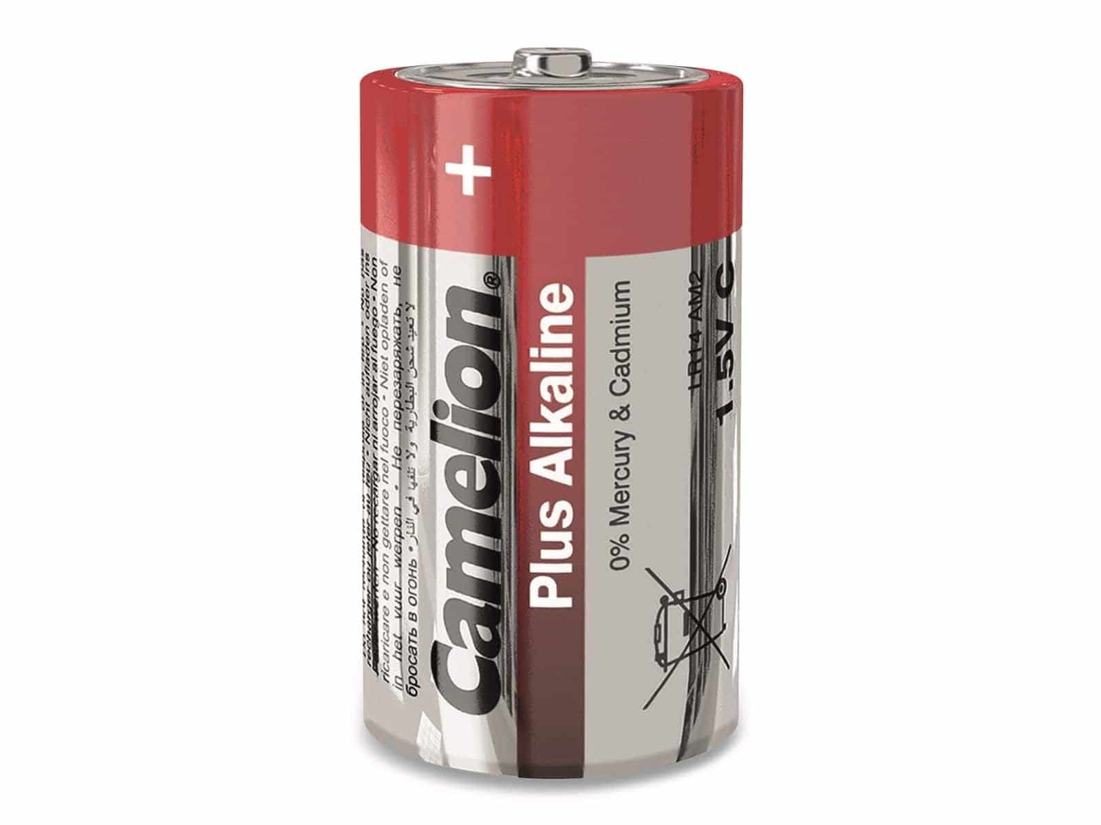 CAMELION Baby-Batterie, Plus-Alkaline, LR14, 2 Stück CAMELION Baby-Batterie, Plus-Alkaline, LR14, 2 Stück