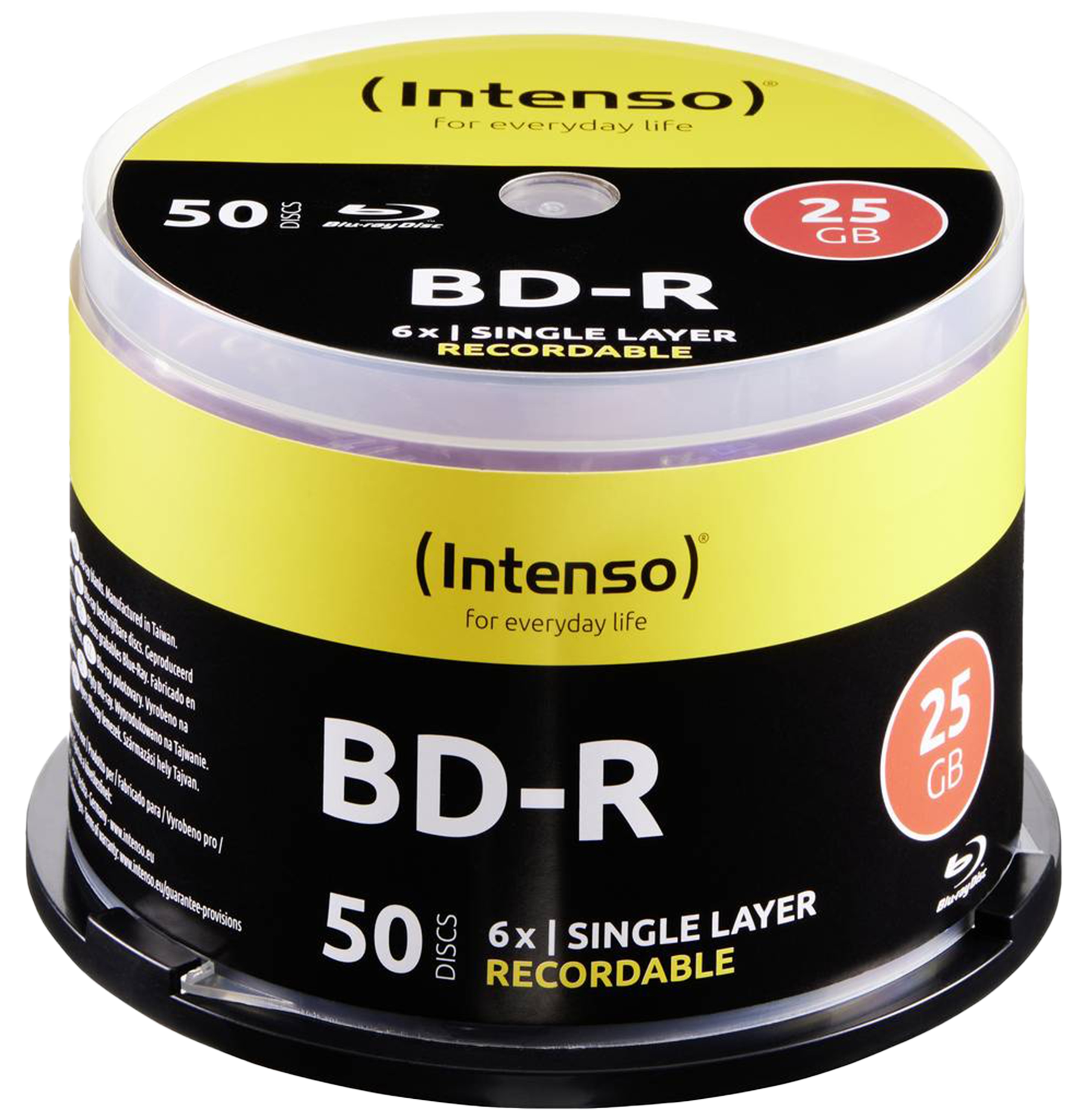 INTENSO BluRay 50er Spindel 6x 25GB INTENSO BluRay 50er Spindel 6x 25GB