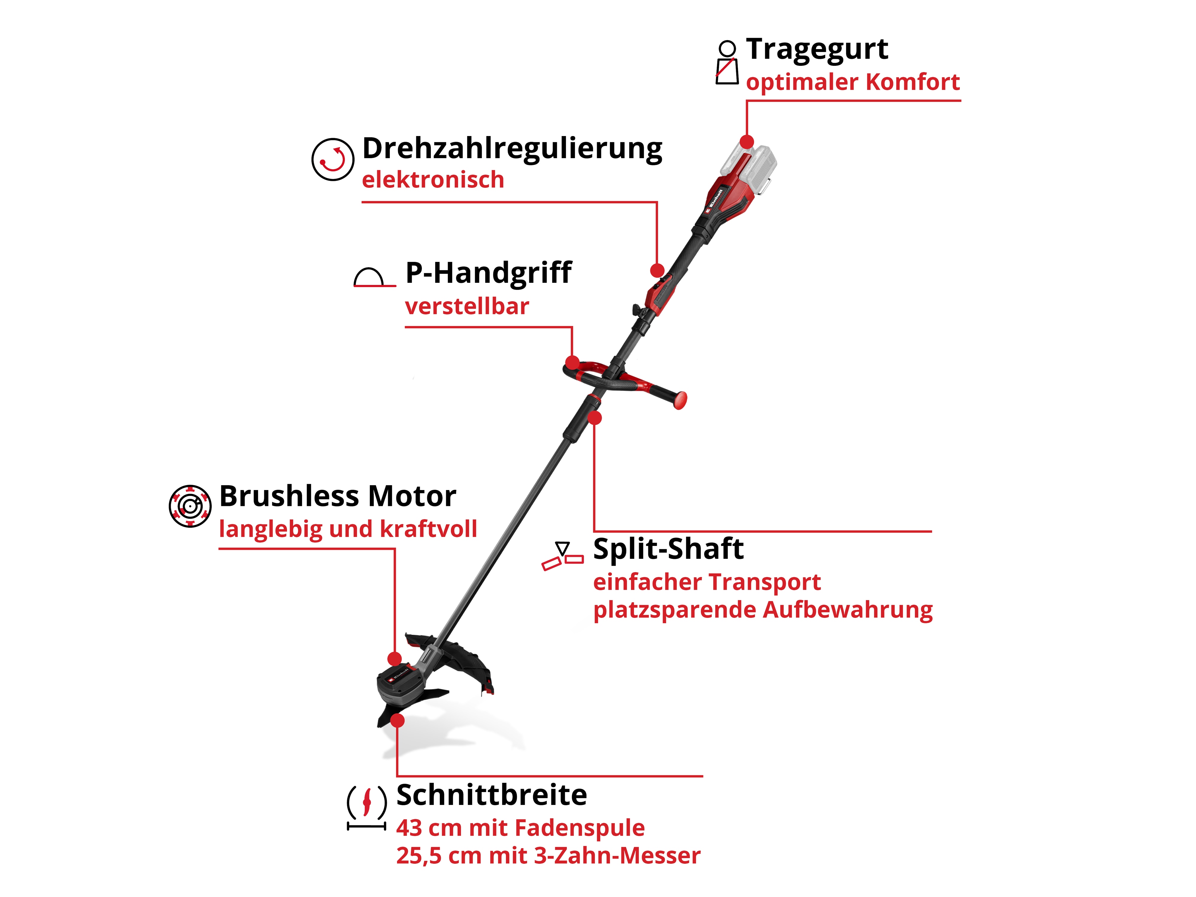 EINHELL PROFESSIONAL Akku-Sense GP-BC 36/430 Li P BL, 3411345, Solo