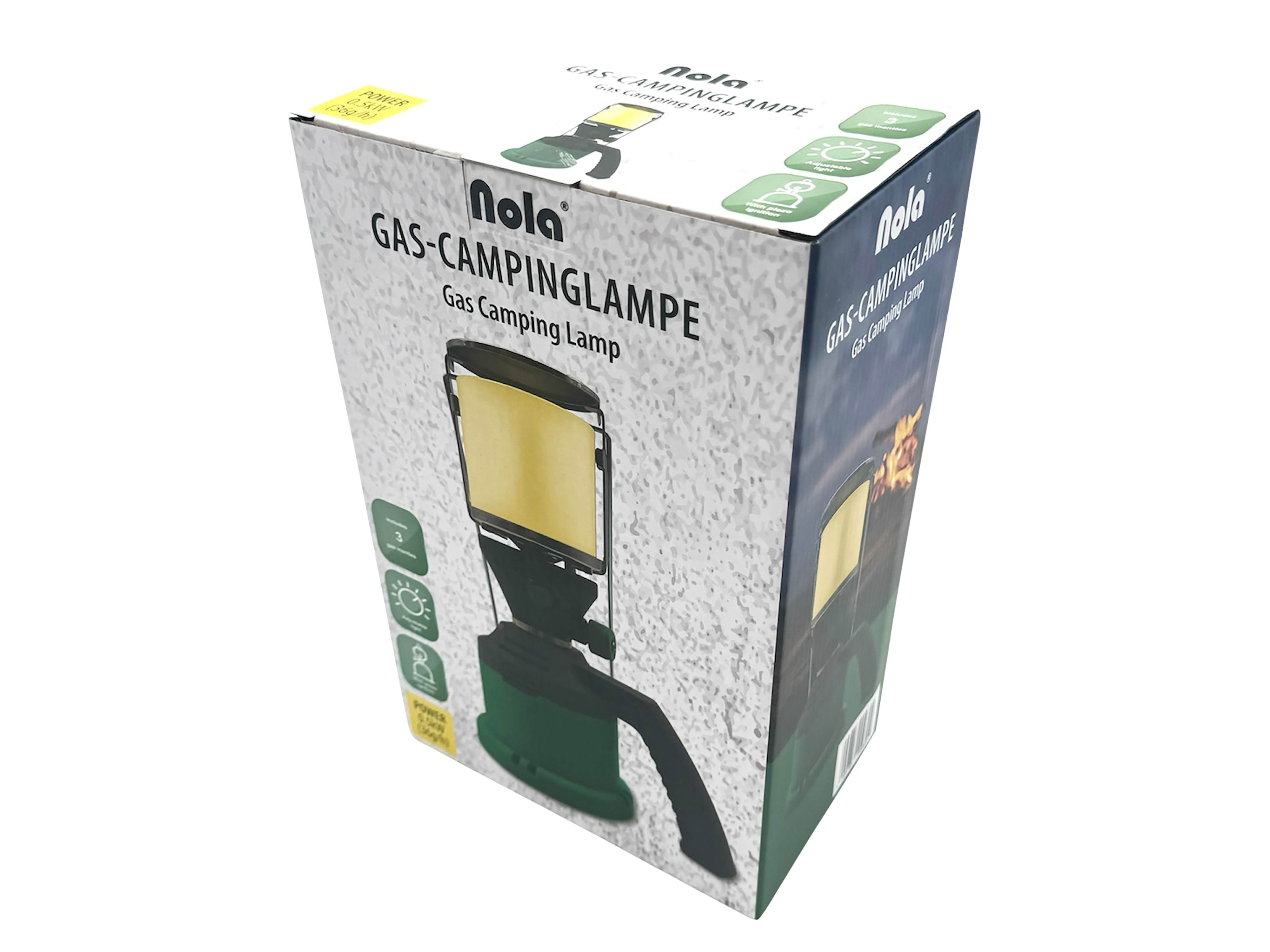 NOLA Gas-Campinglampe 930 inkl. 3 Glühstrümpfen NOLA Gas-Campinglampe 930 inkl. 3 Glühstrümpfen