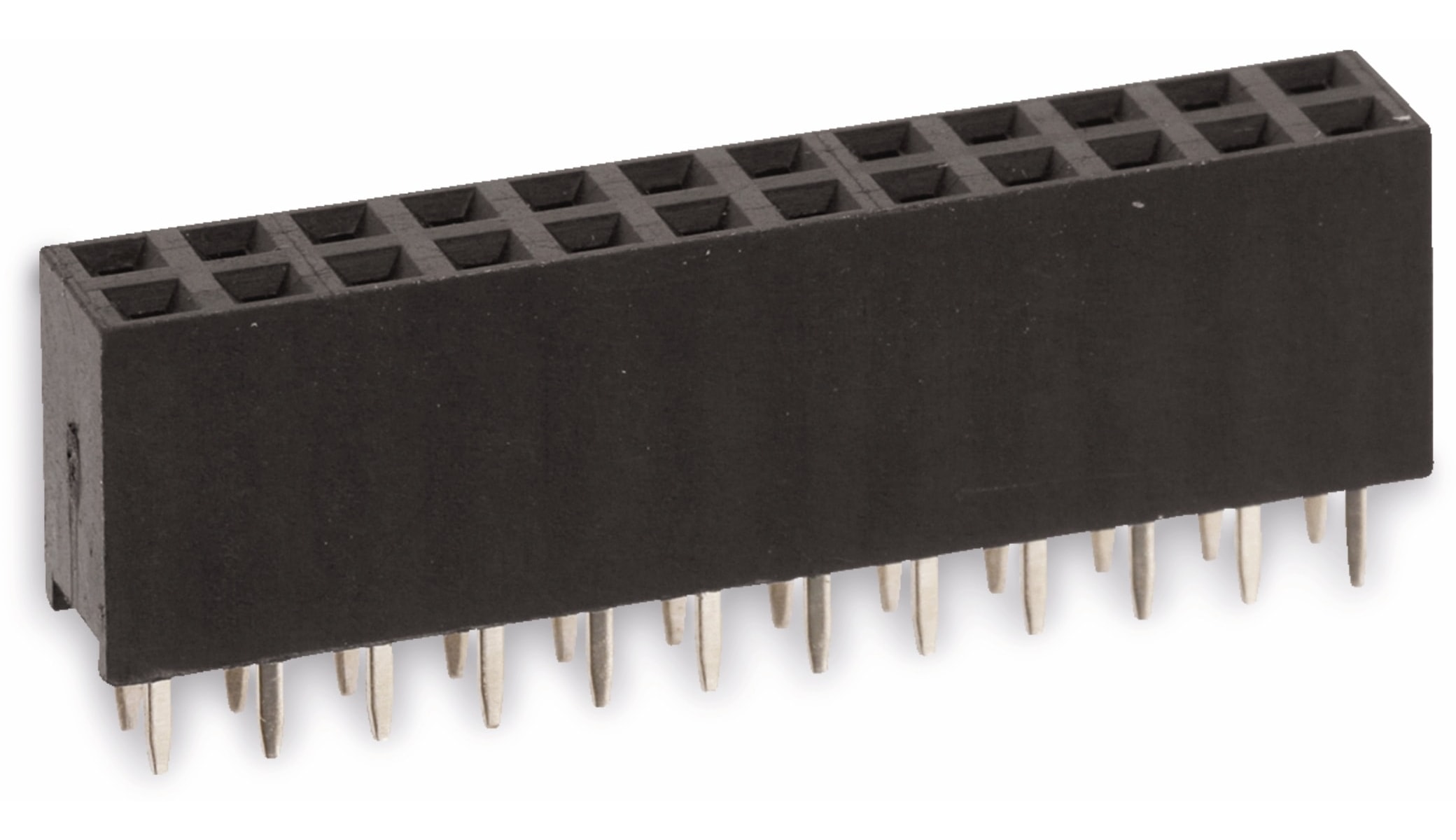 CONNFLY ELECTRONIC Buchsenleiste, vergoldet, 2x 12-polig