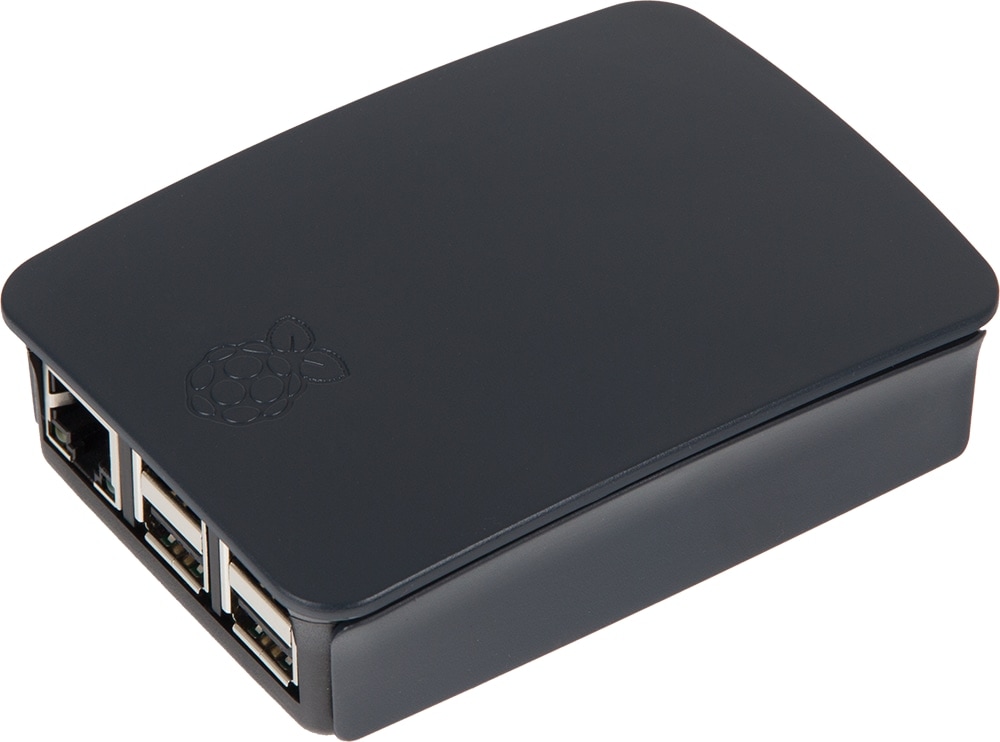RASPBERRY PI 3 Model B Gehäuse RB-Case+06B, schwarz RASPBERRY Pi 3 Model B Gehäuse RB-Case+06B, schwarz