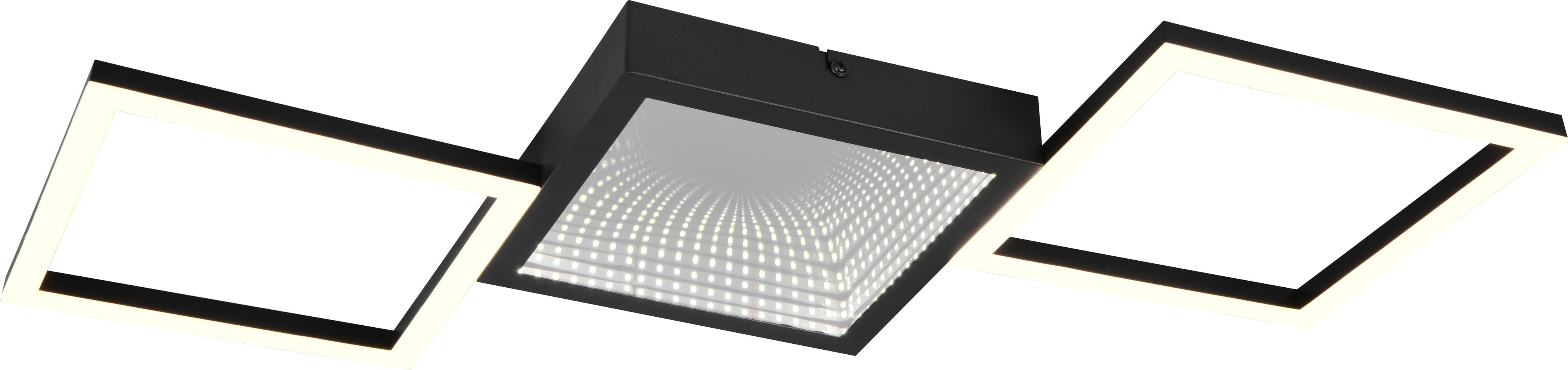 REALITY LED-Deckenleuchte GELO, R64471132, 24 W, 2500 lm, 3000 K, schwarz REALITY LED-Deckenleuchte GELO, R64471132, 24 W, 2500 lm, 3000 K, schwarz