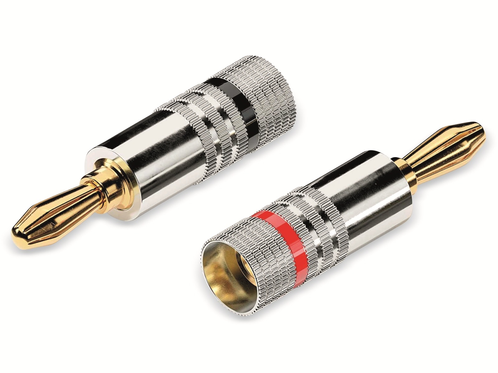SONERO Bananenstecker-Set 4 Stück, schraubbar SONERO Bananenstecker-Set 4 Stück, schraubbar