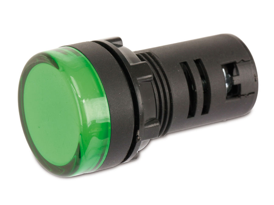 DAYLITE LED-Signalleuchte, Kontrollleuchte LSL-2912G, 12 V, grün DAYLITE LED-Signalleuchte, Kontrollleuchte LSL-2912G, 12 V, grün