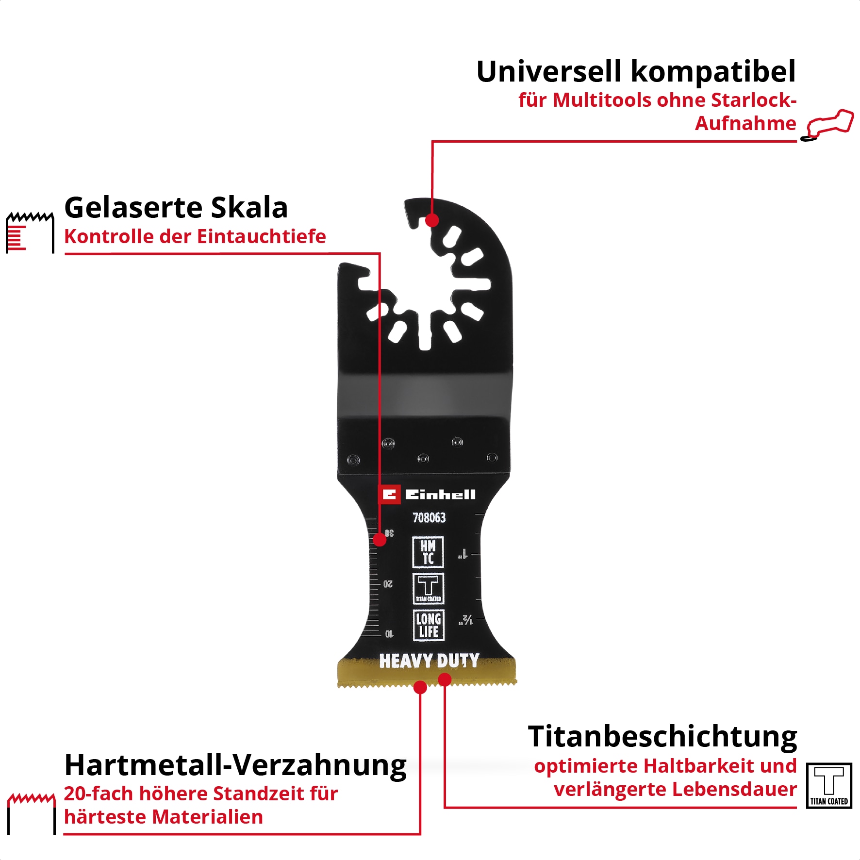 EINHELL Tauchsägeblatt, 708063, HM-TI, 35 mm EINHELL Tauchsägeblatt, 708063, HM-TI, 35 mm