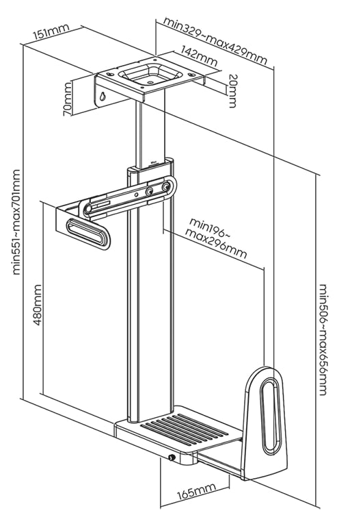 LOGILINK PC-Halterung EO0073 LOGILINK PC-Halterung EO0073
