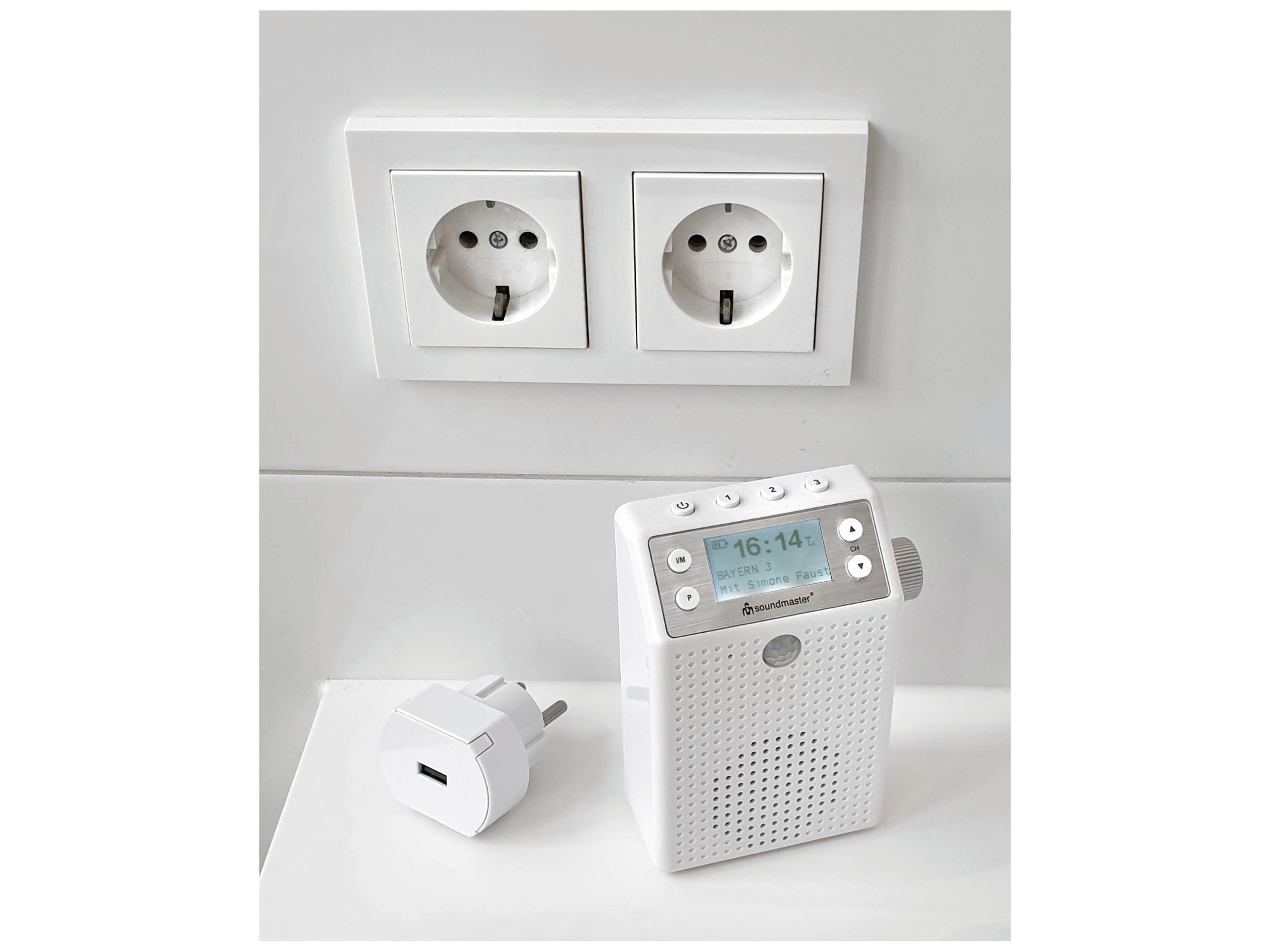 SOUNDMASTER DAB+/UKW-Steckdosenradio DAB60WE, mit Bewegungsmelder SOUNDMASTER DAB+/UKW-Steckdosenradio DAB60WE, mit Bewegungsmelder