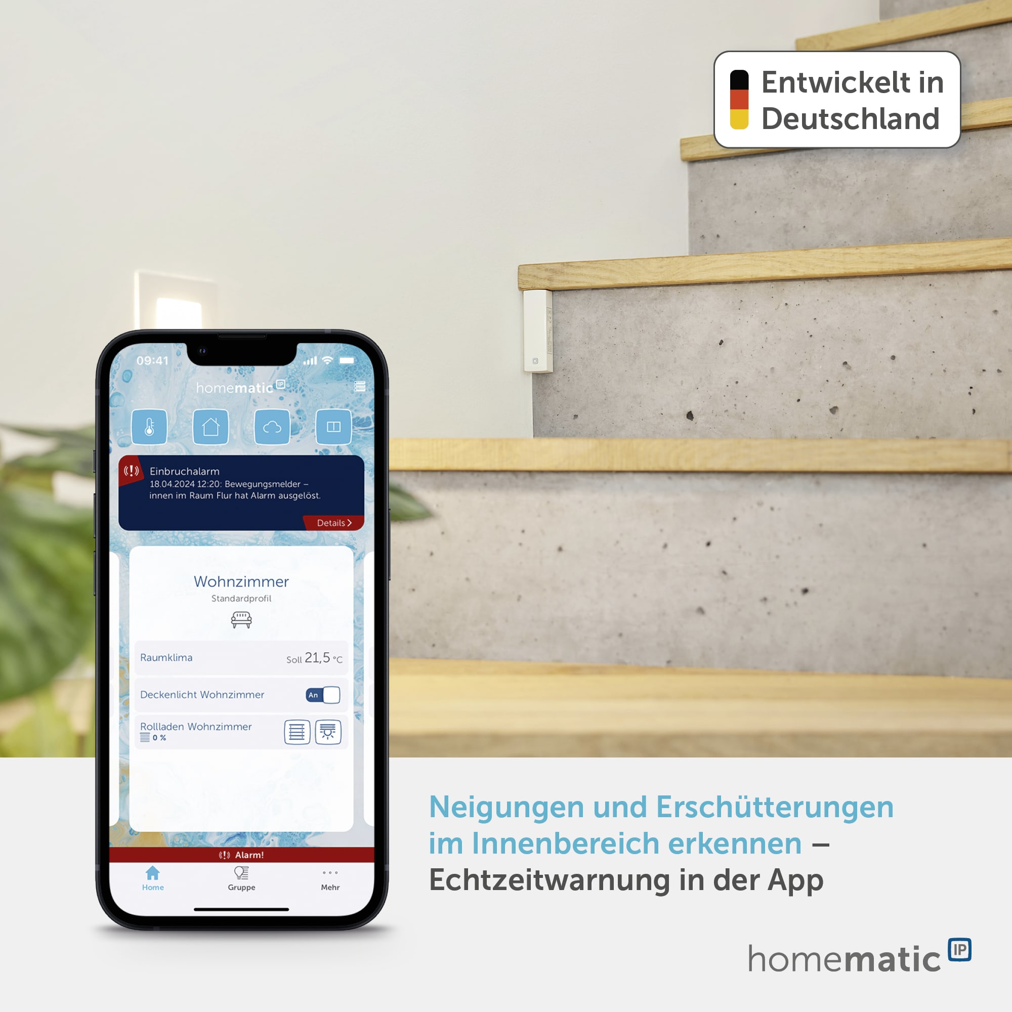 HOMEMATIC IP 151979A0, Neigungs- und Erschütterungssensor HOMEMATIC IP 151979A0, Neigungs- und Erschütterungssensor