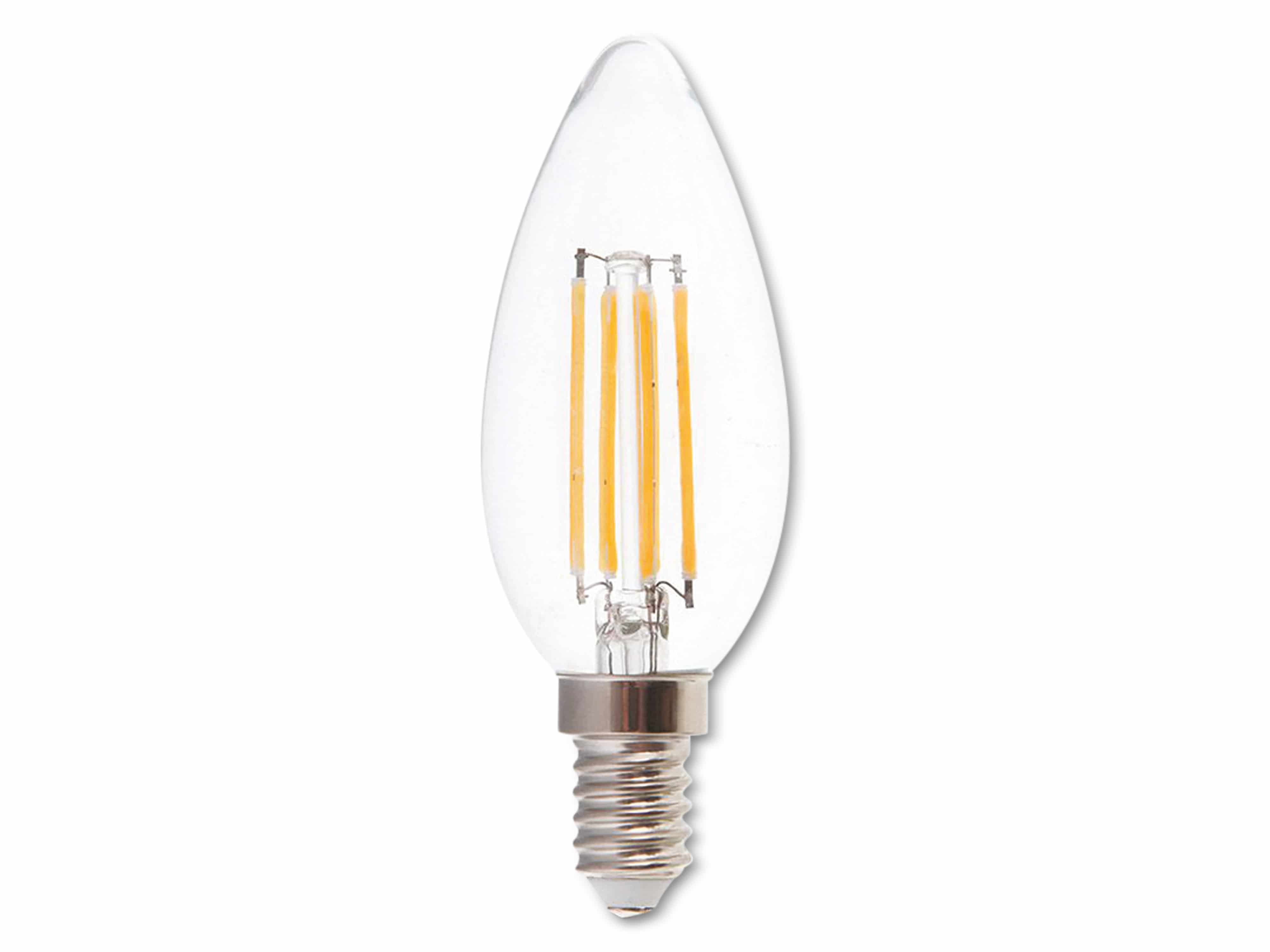 V-TAC LED-Filament-Lampe VT-1986-N, E14, EEK: F, 4W, 400lm, 3000K, 5 Stück V-TAC LED-Filament-Lampe VT-1986-N, E14, EEK: F, 4W, 400lm, 3000K, 5 Stück