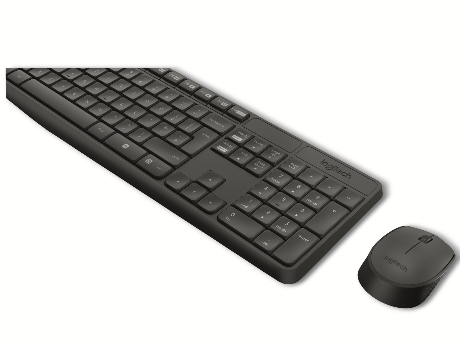 LOGITECH Tastatur- und Maus-Set MK235, Wireless, anthrazit LOGITECH Tastatur- und Maus-Set MK235, Wireless, anthrazit