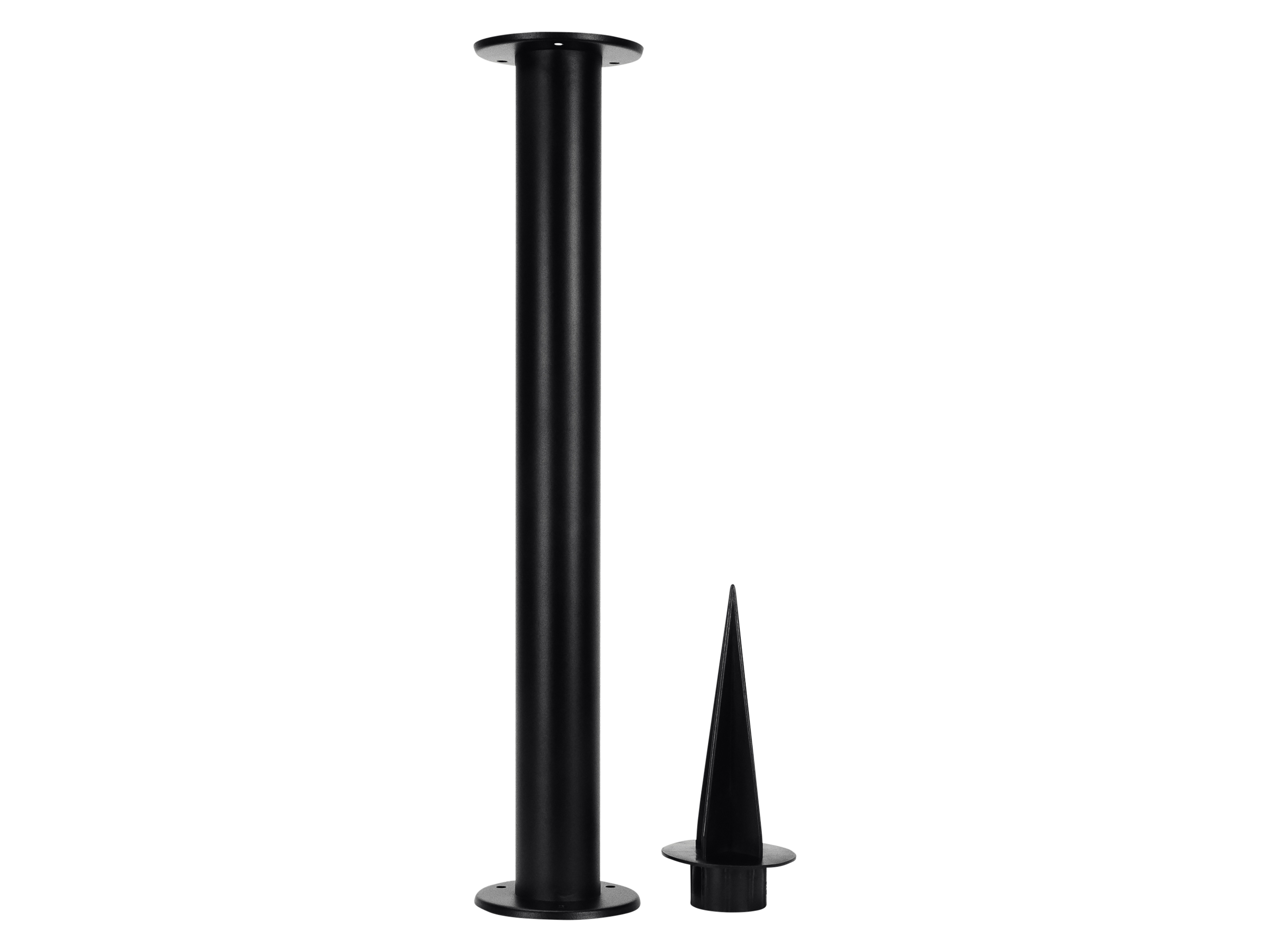 BRENDZ Erdspieß Floor Mount Black, 50 cm, schwarz