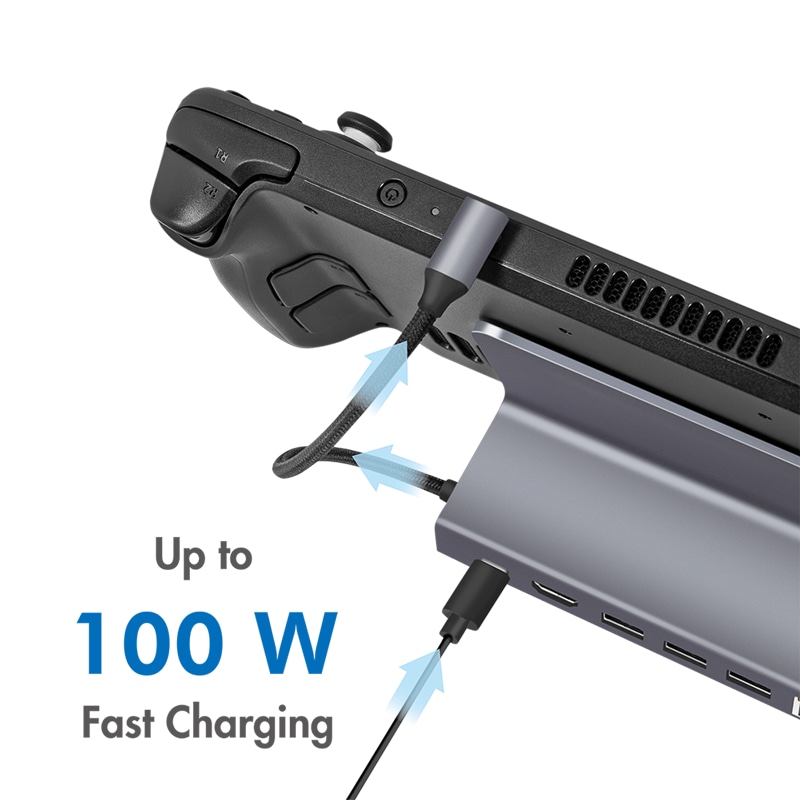 LOGILINK USB 3.2 Dockingstation UA0408, Gen1, 6-Port, USB-C PD, Aluminium-Silber LOGILINK USB 3.2 Dockingstation UA0408, Gen1, 6-Port, USB-C PD, Aluminium-Silber